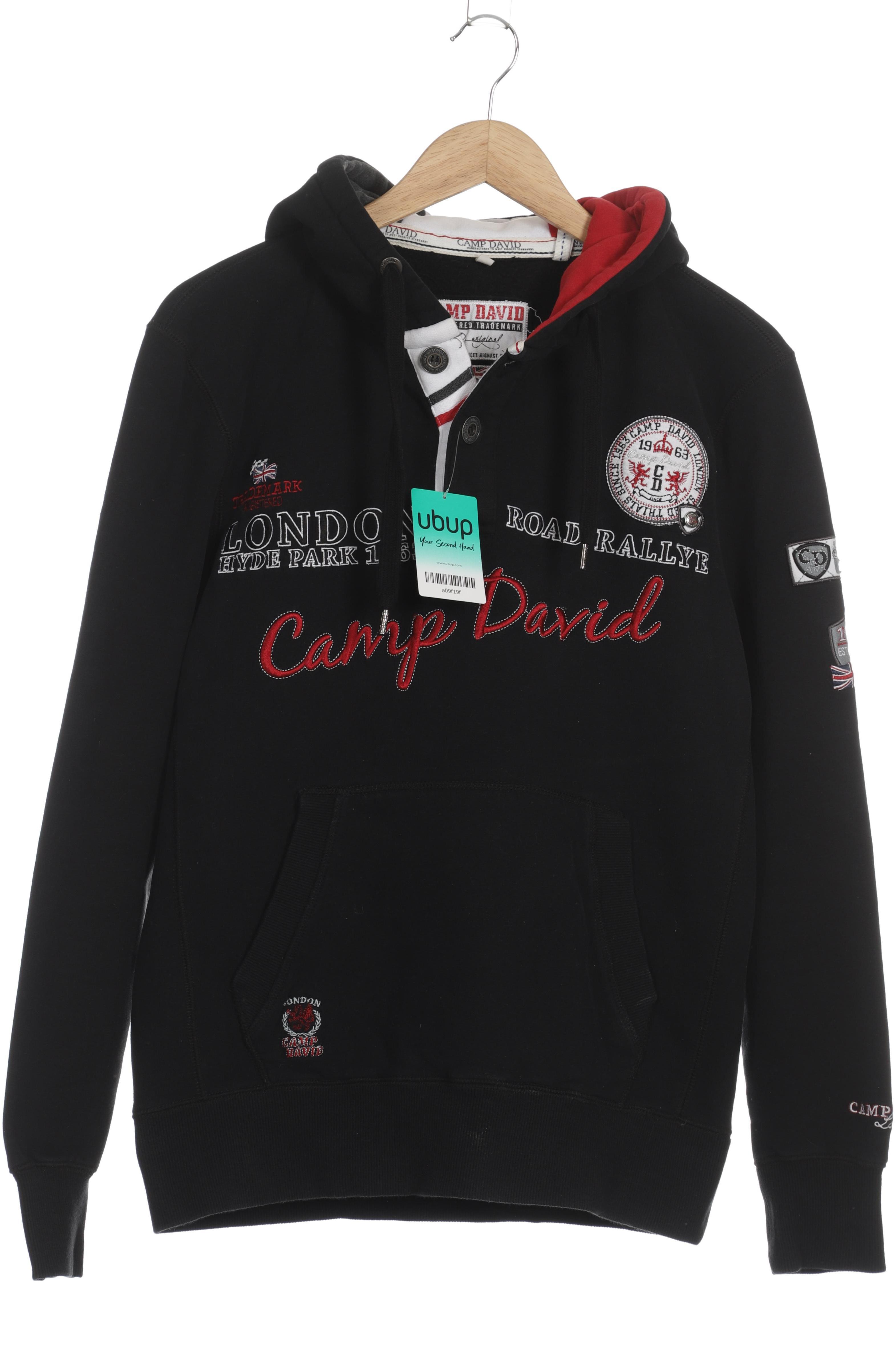 Thumbnail - Camp David Herren Kapuzenpullover, schwarz, Gr.