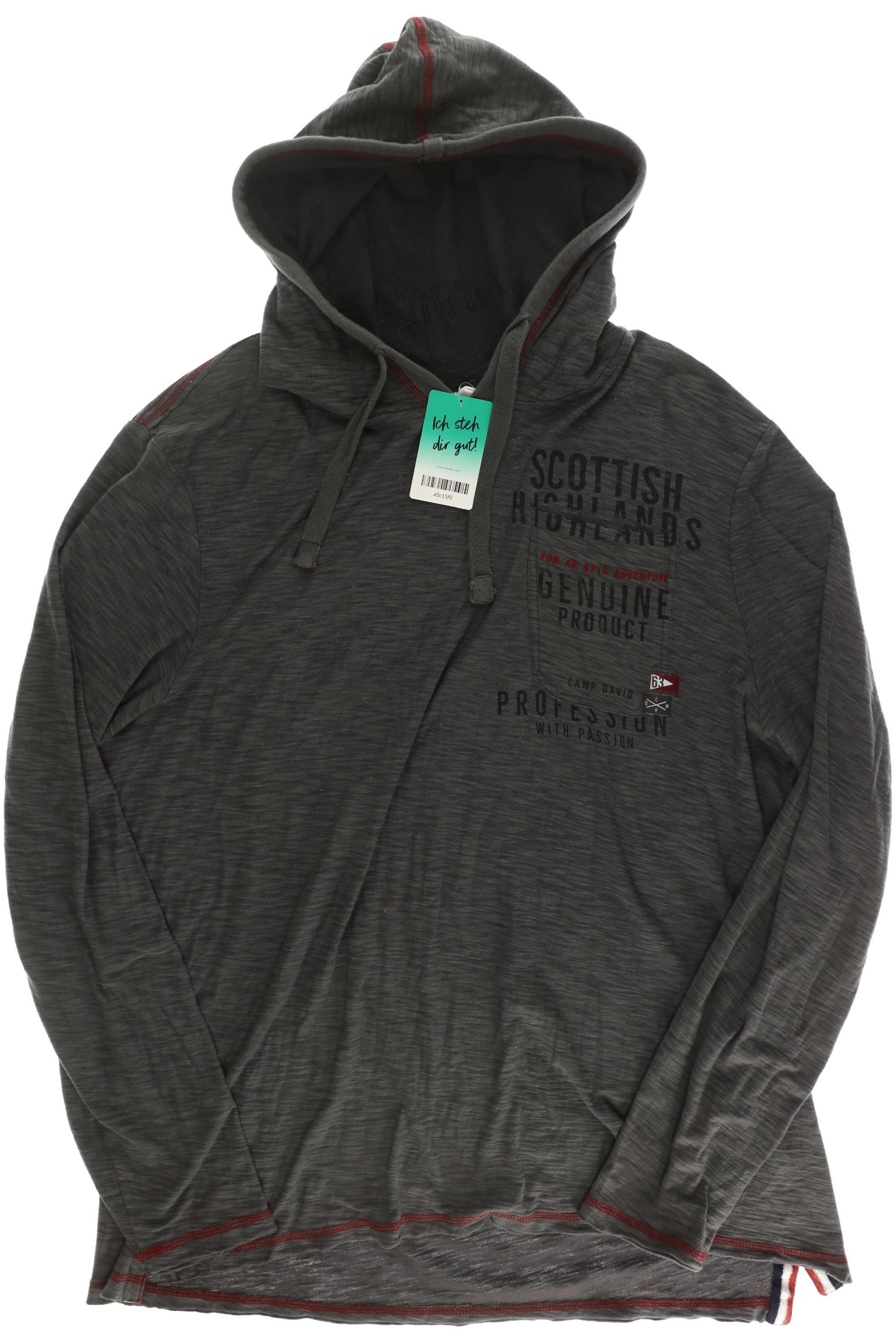 

Camp David Herren Kapuzenpullover, grau, Gr.