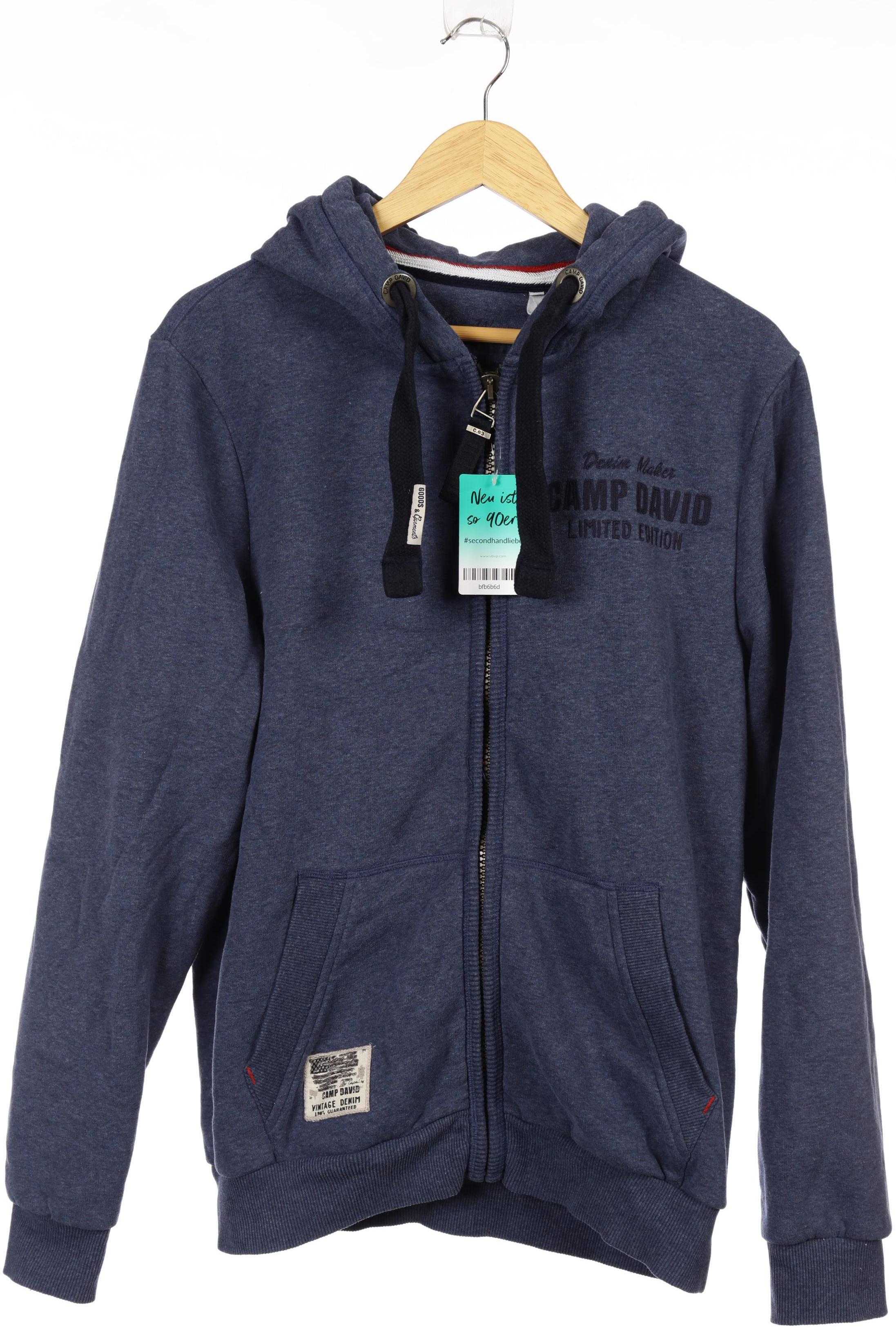 

Camp David Herren Kapuzenpullover, blau, Gr.