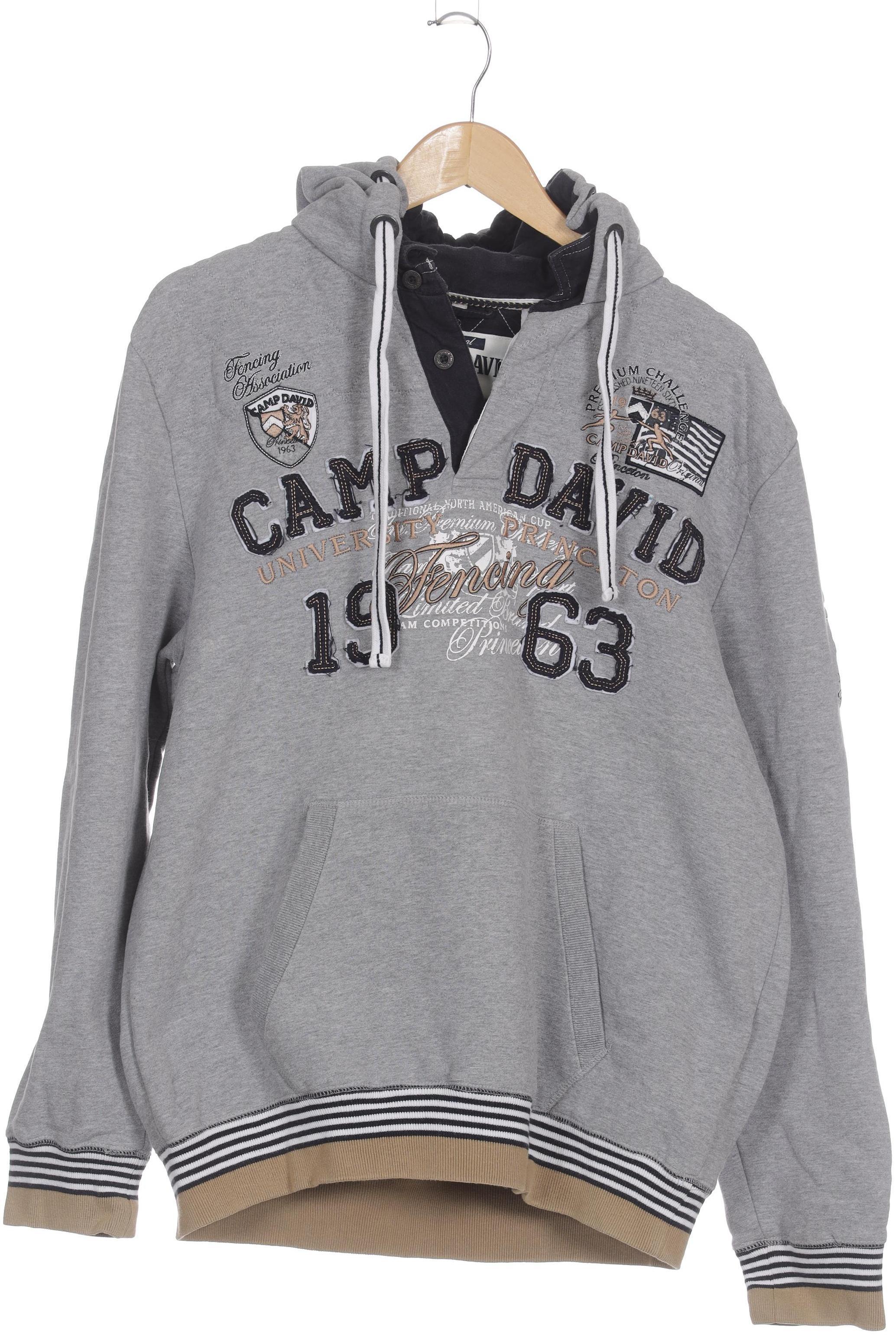 

Camp David Herren Kapuzenpullover, grau, Gr.
