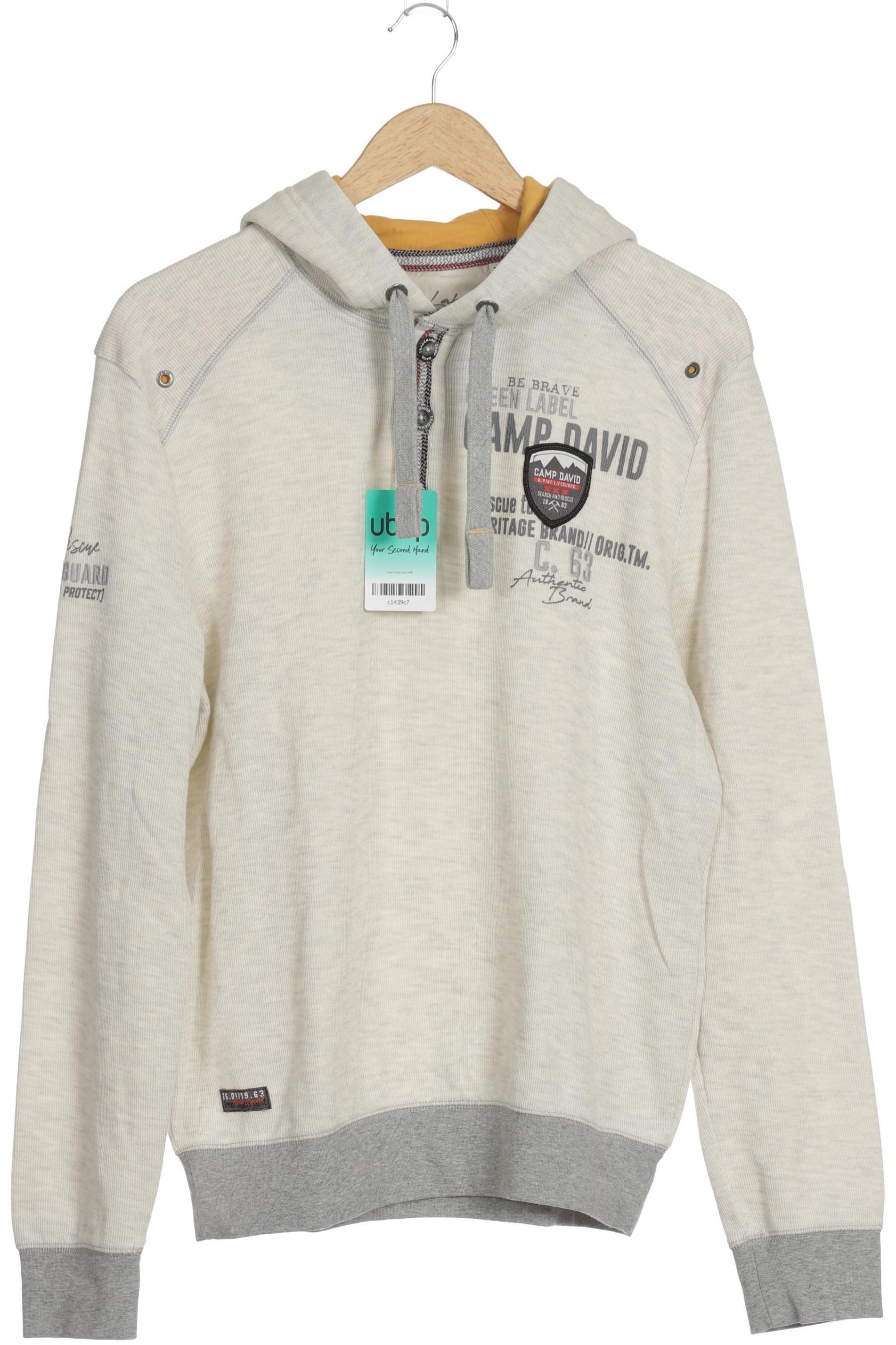 

Camp David Herren Kapuzenpullover, weiß, Gr.