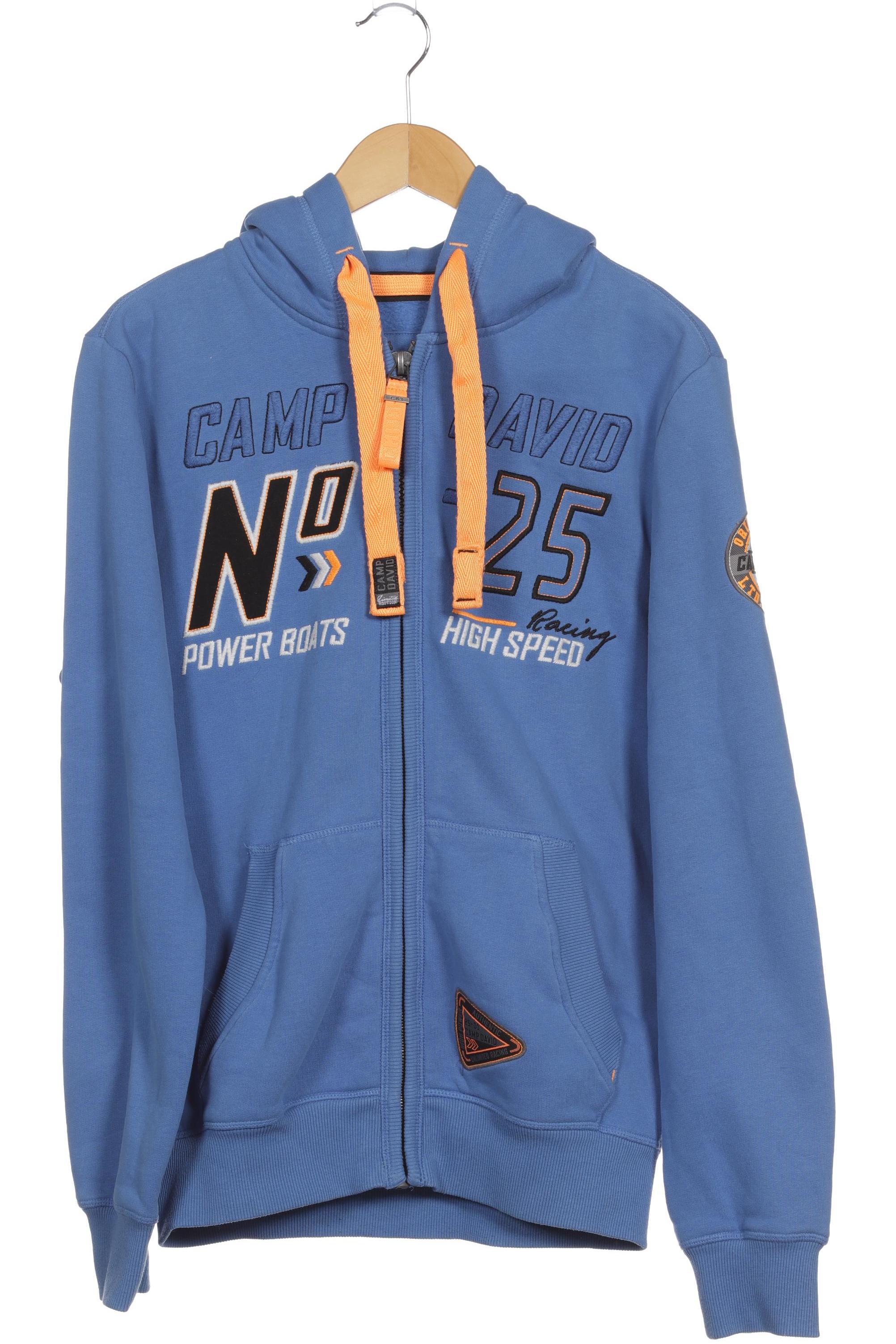

Camp David Herren Kapuzenpullover, blau, Gr.