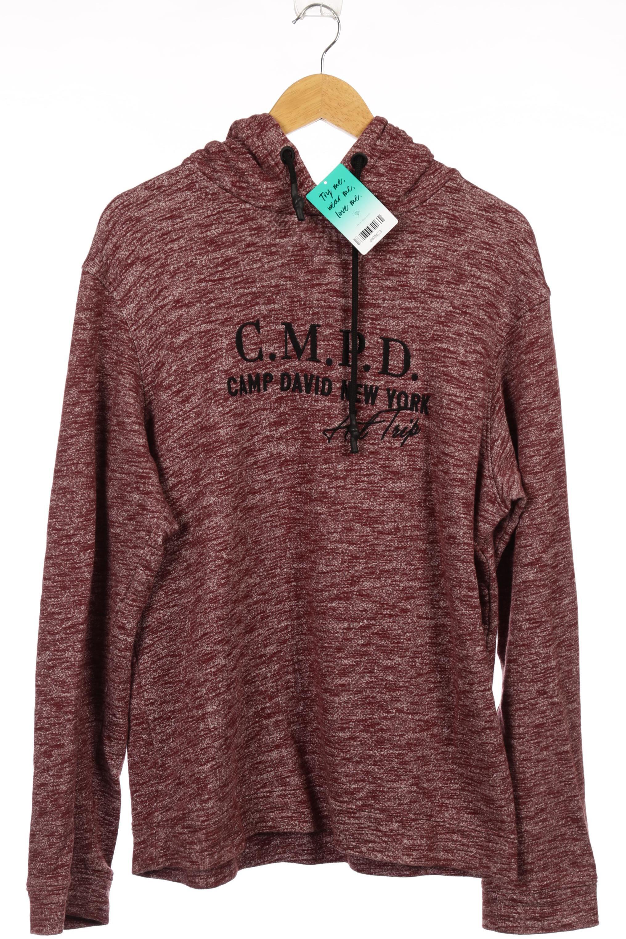 

Camp David Herren Kapuzenpullover, rot, Gr.