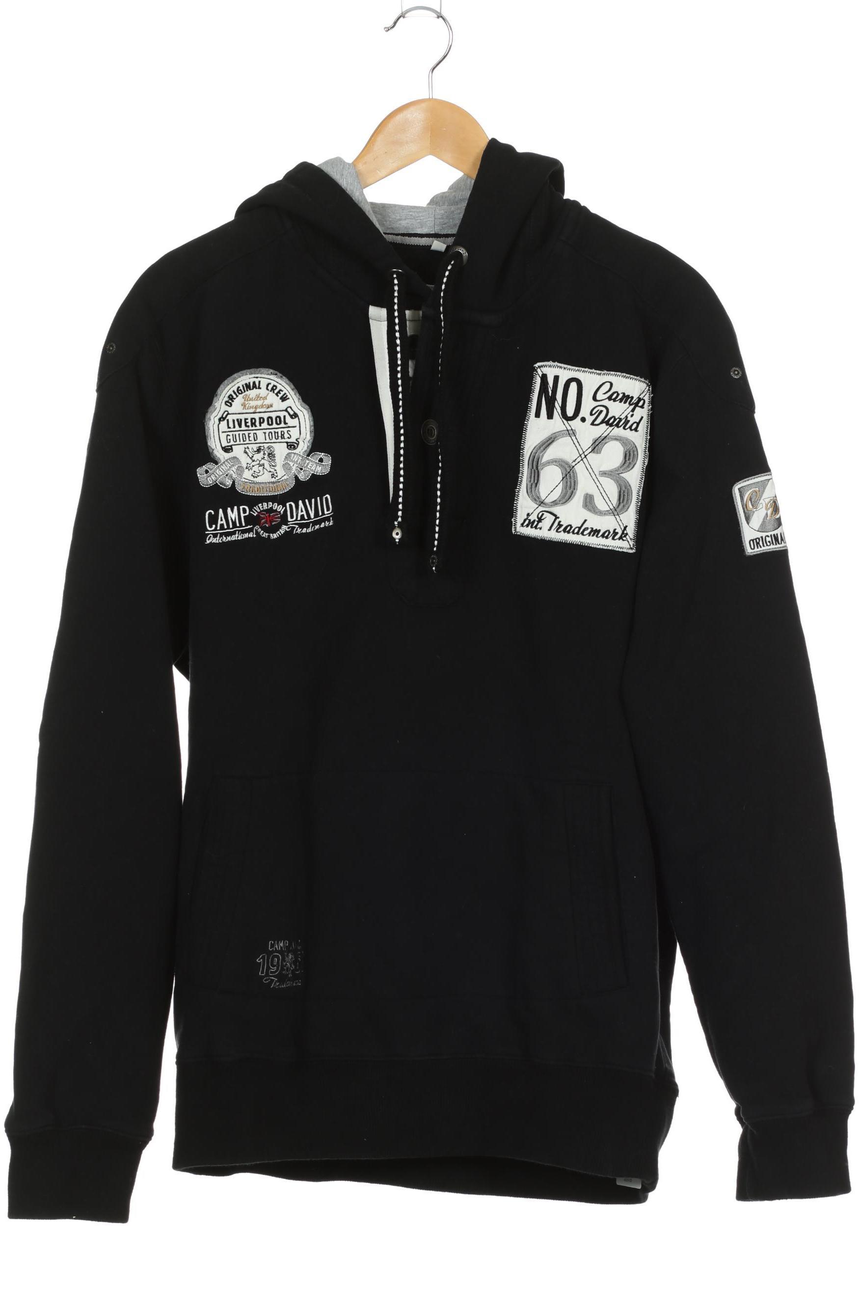 Thumbnail - Camp David Herren Kapuzenpullover, schwarz, Gr.