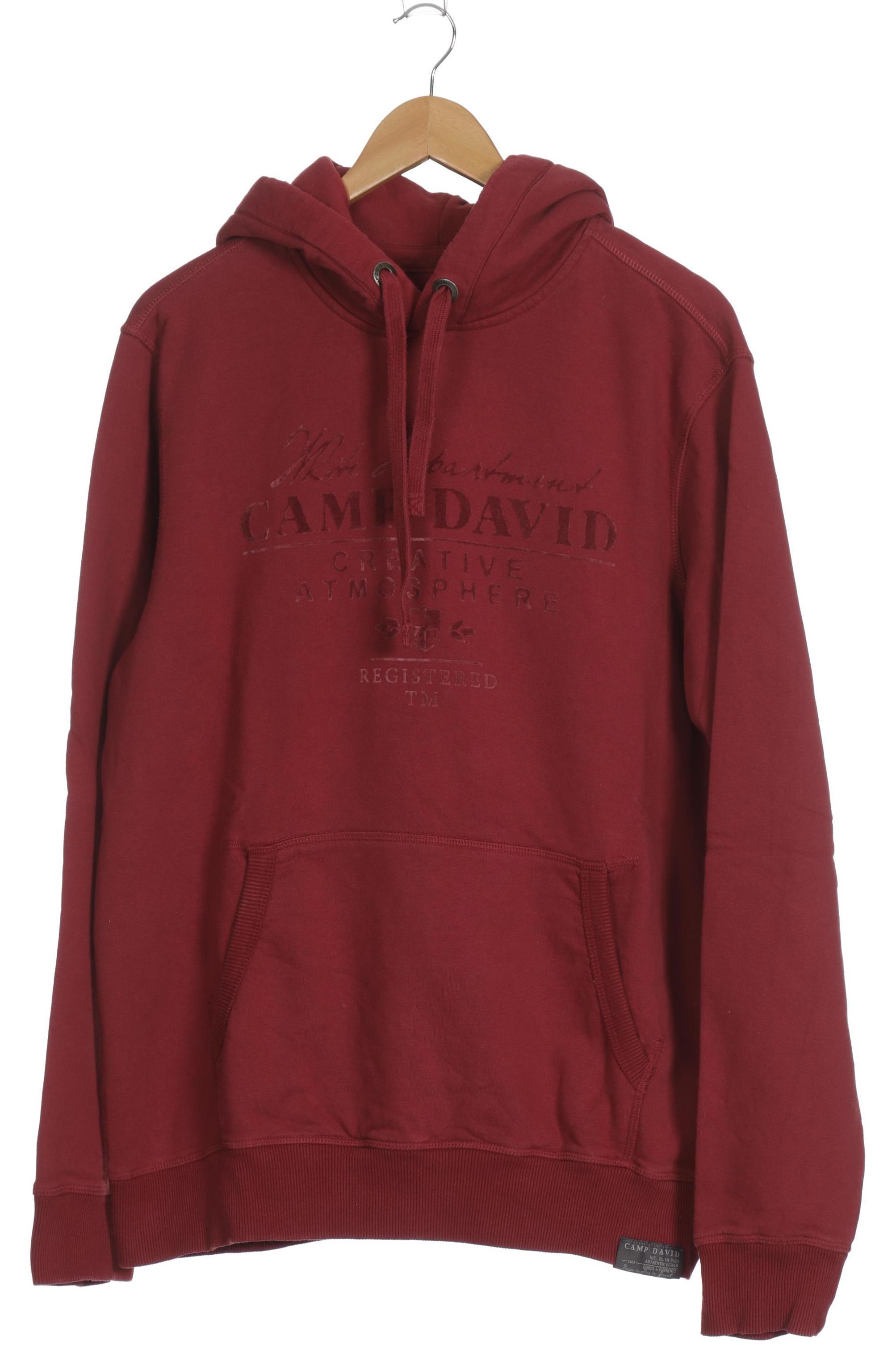 

Camp David Herren Kapuzenpullover, rot, Gr.