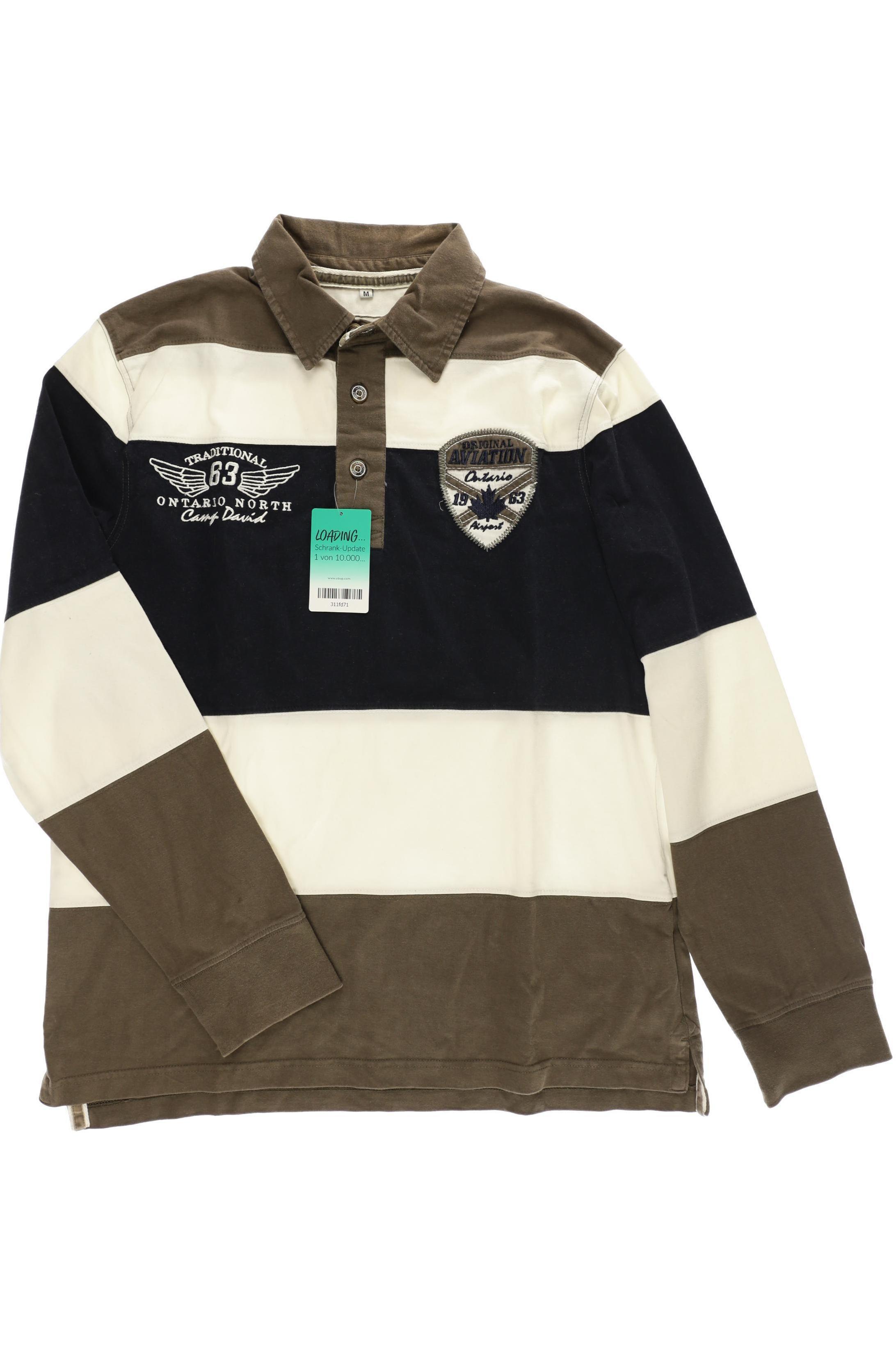 

Camp David Herren Langarmshirt, blau, Gr.