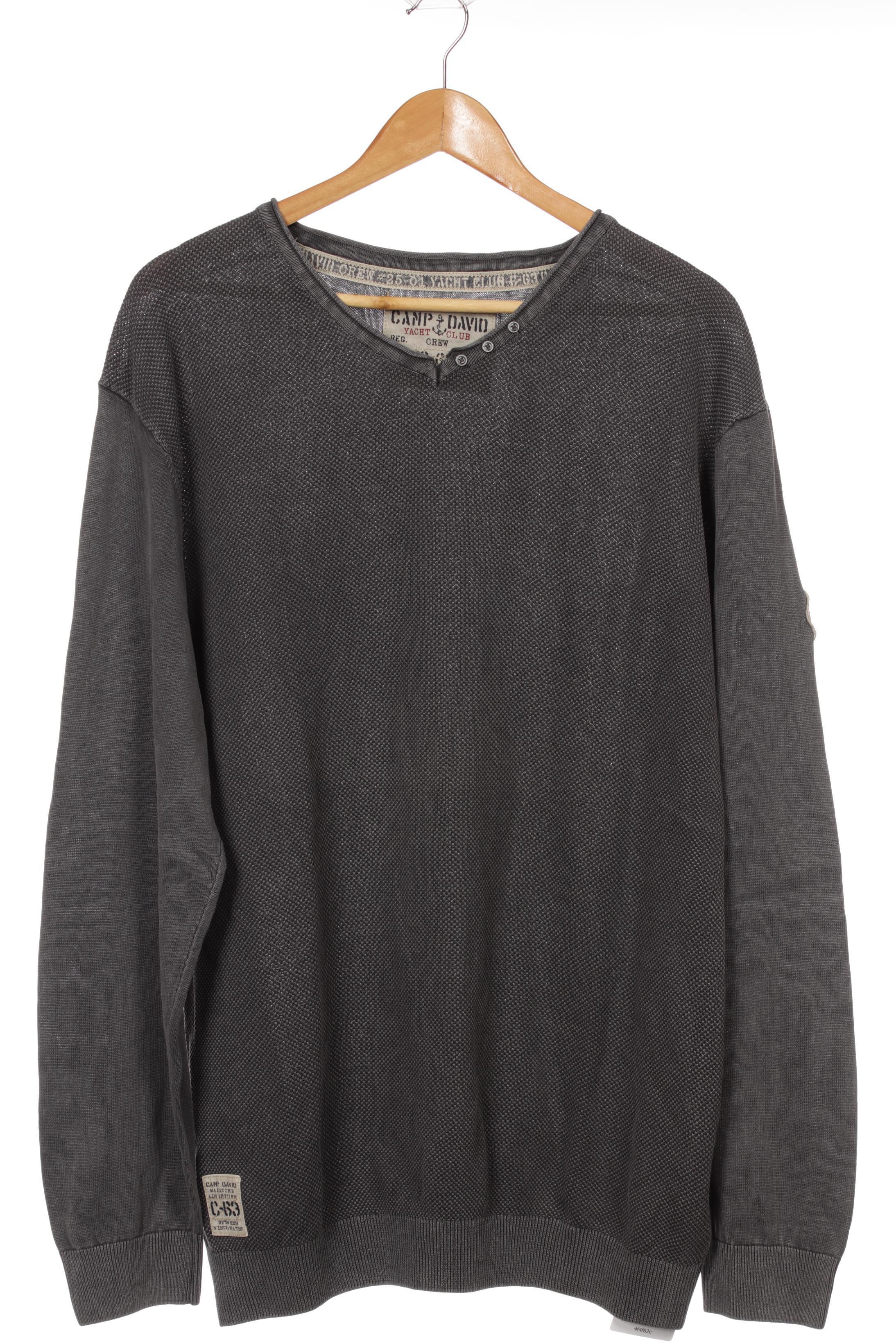 

Camp David Herren Langarmshirt, grau, Gr.