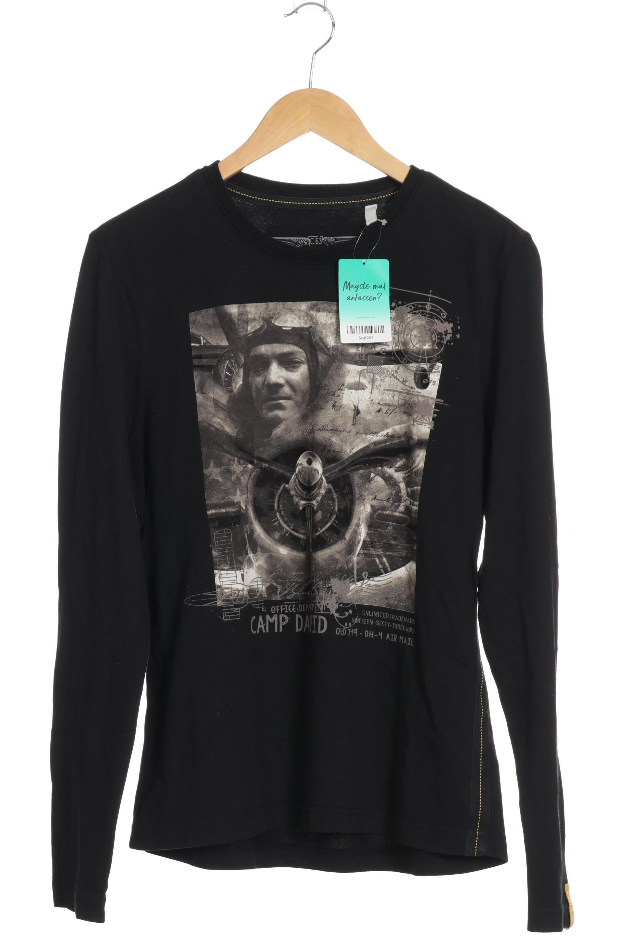 

Camp David Herren Langarmshirt, schwarz, Gr.