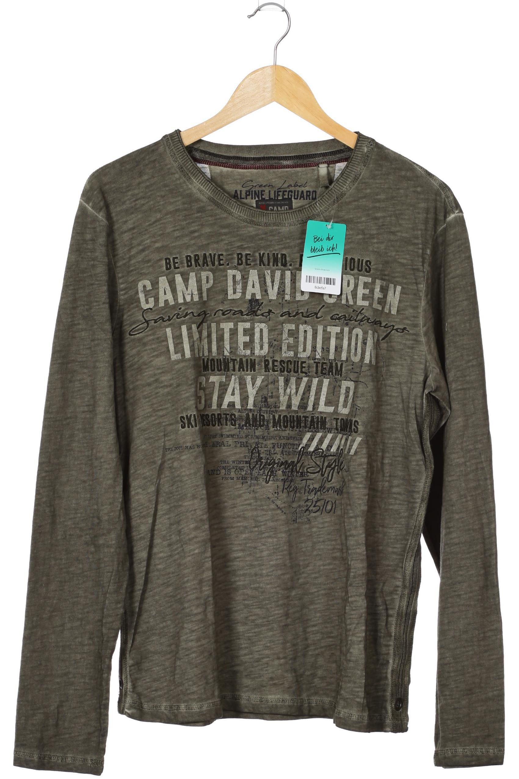 

Camp David Herren Langarmshirt, grün, Gr.