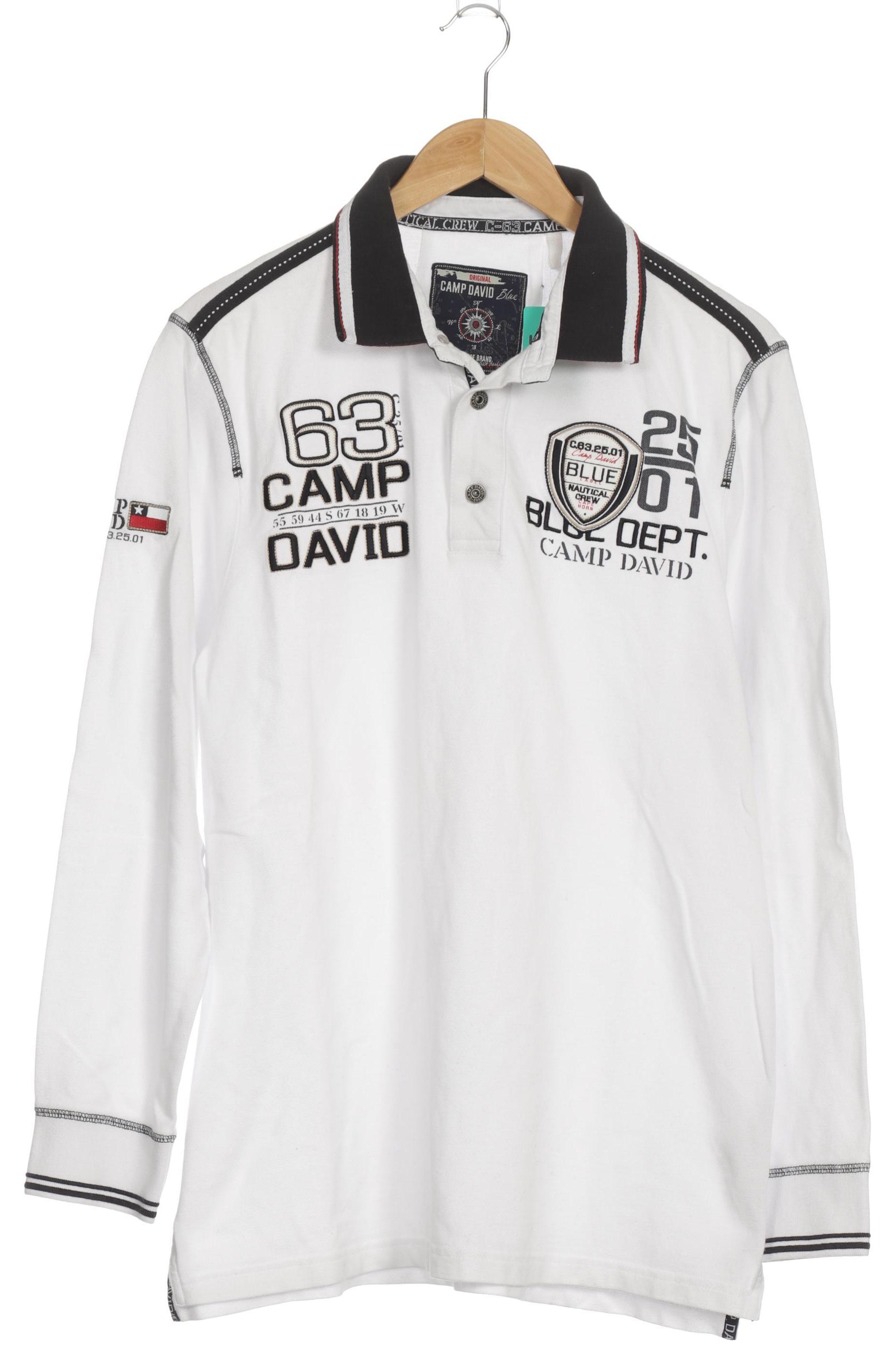 

Camp David Herren Poloshirt, weiß, Gr.