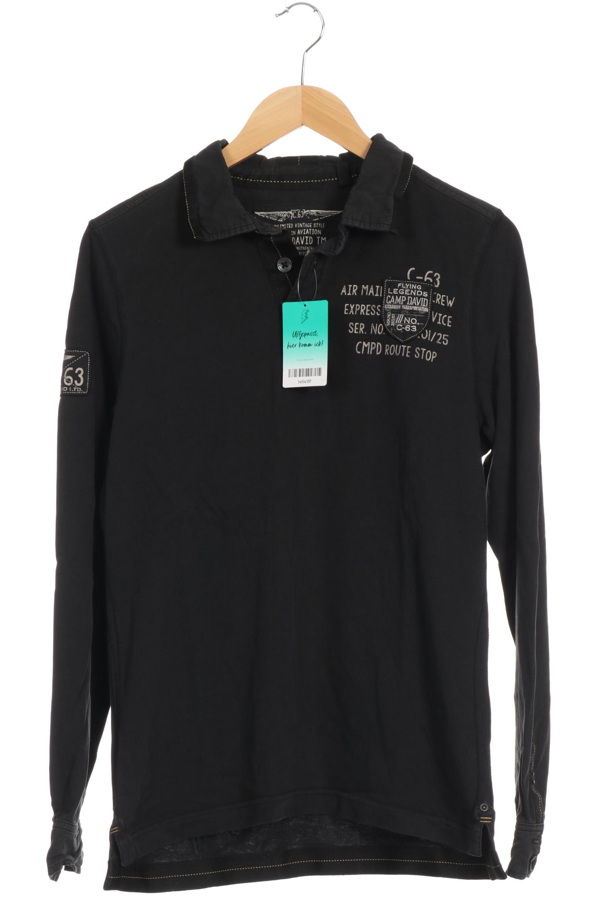

Camp David Herren Langarmshirt, schwarz, Gr.