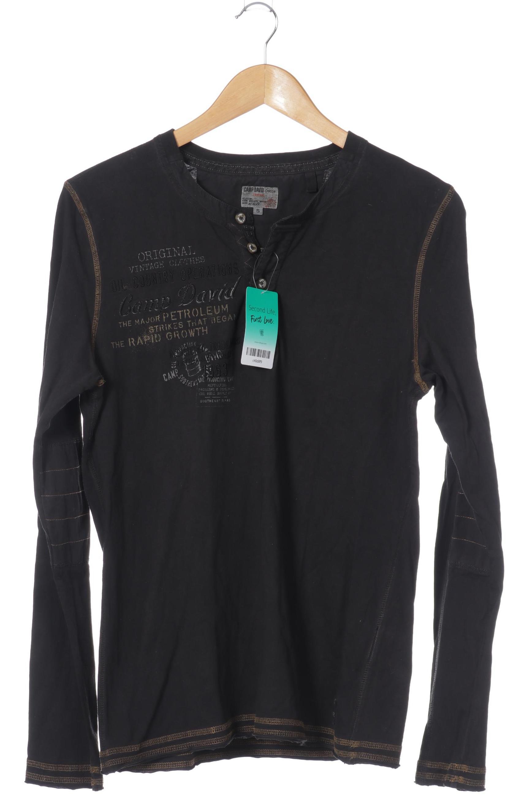 

Camp David Herren Langarmshirt, schwarz, Gr.