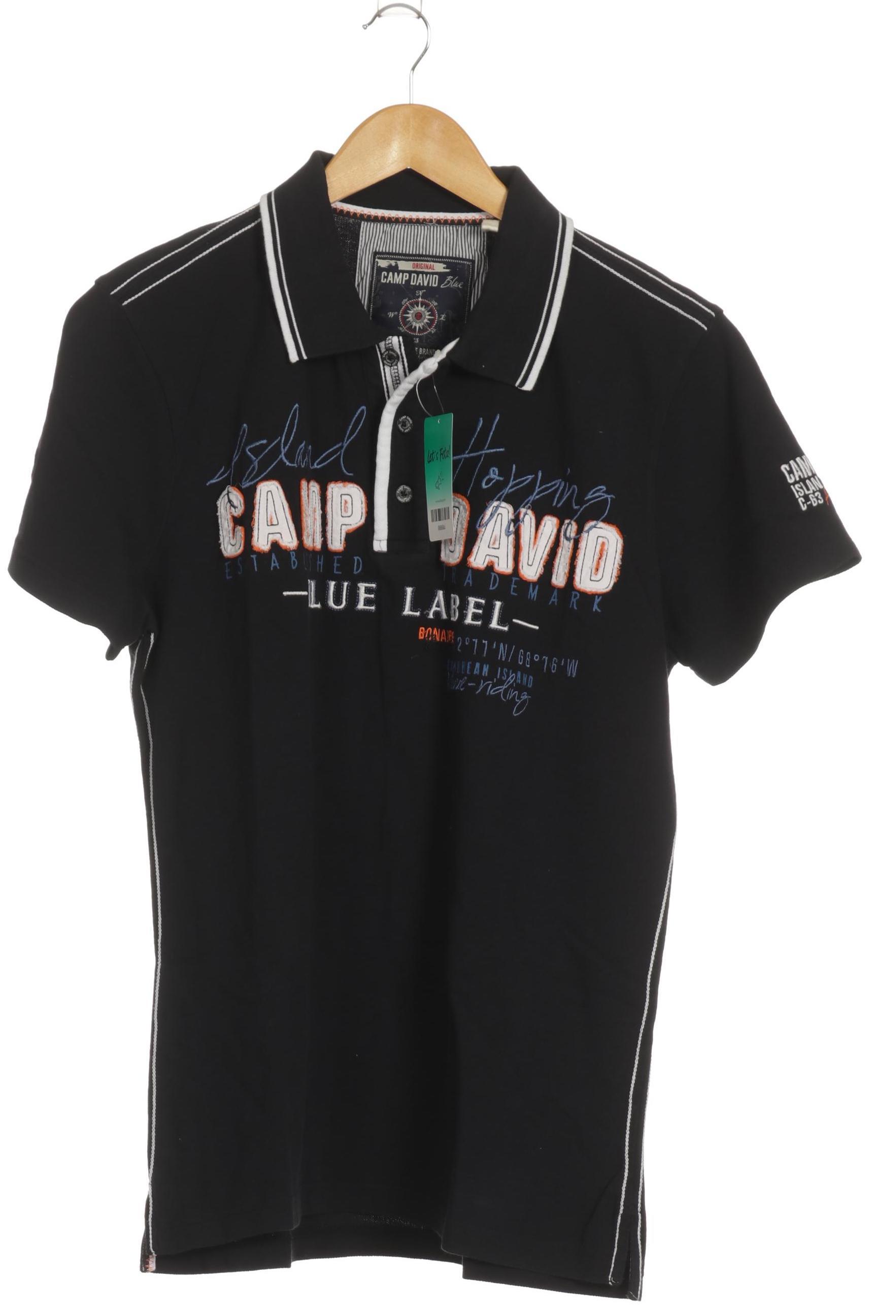 

Camp David Herren Poloshirt, schwarz, Gr.
