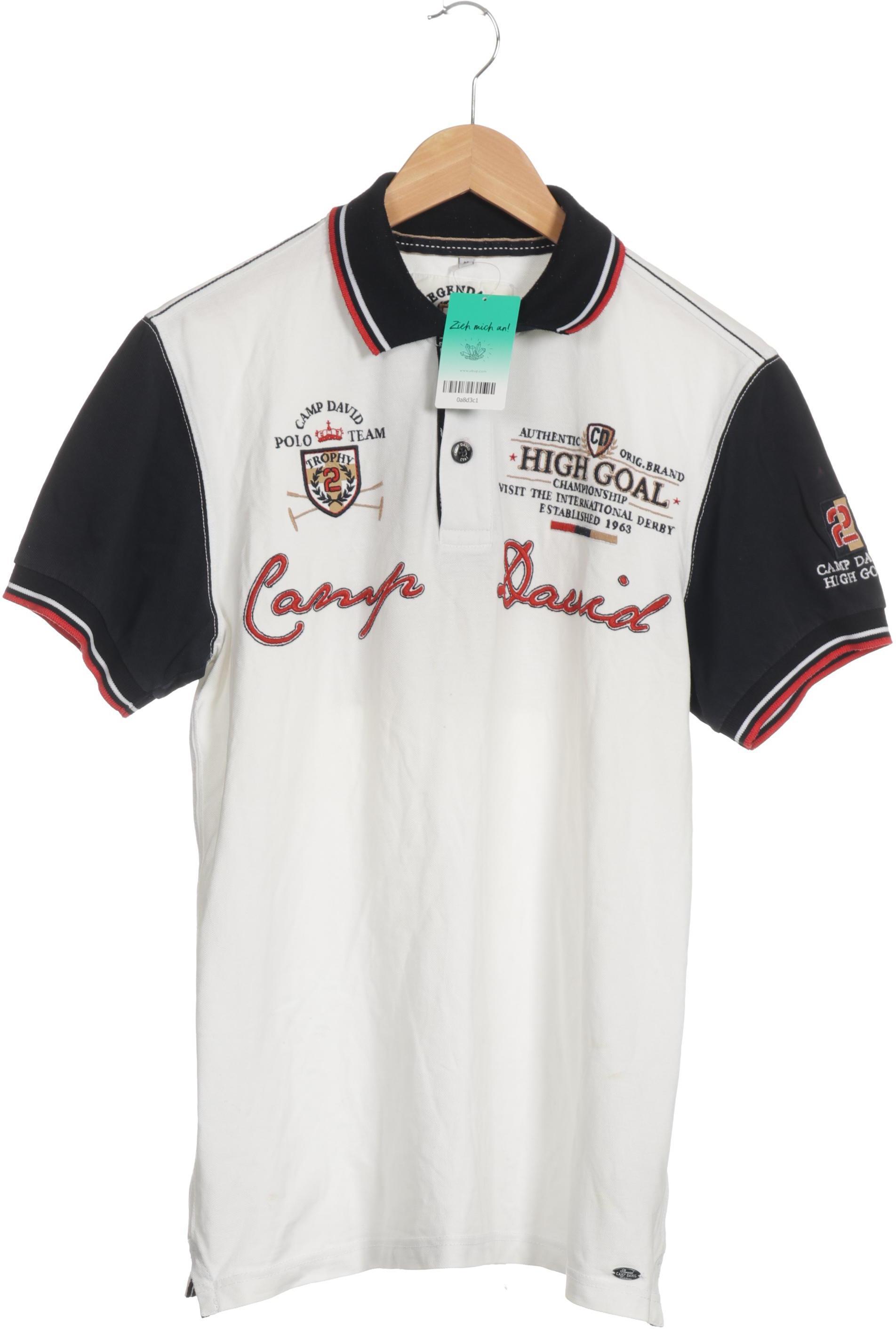 

Camp David Herren Poloshirt, weiß, Gr.