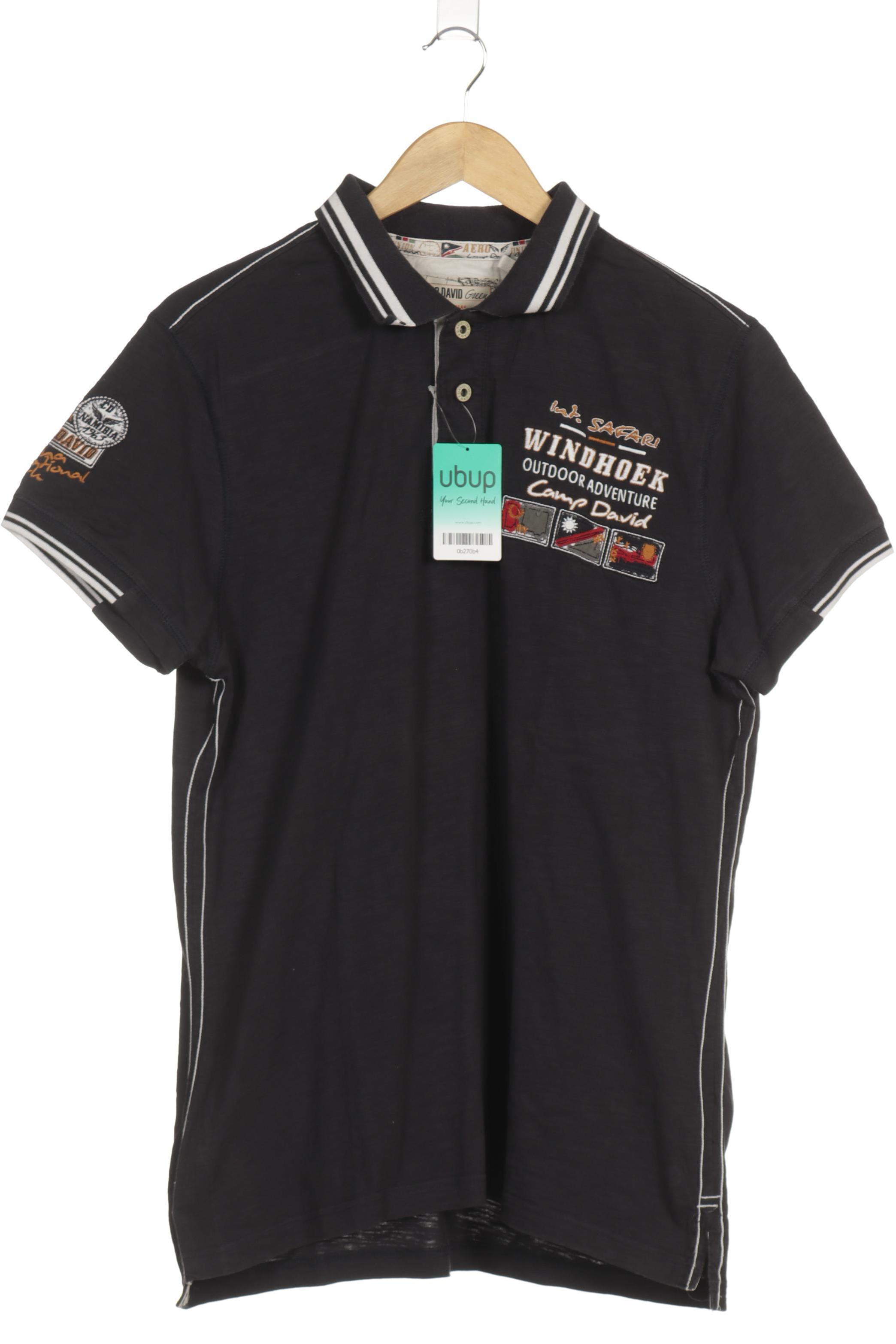 

Camp David Herren Poloshirt, schwarz, Gr.