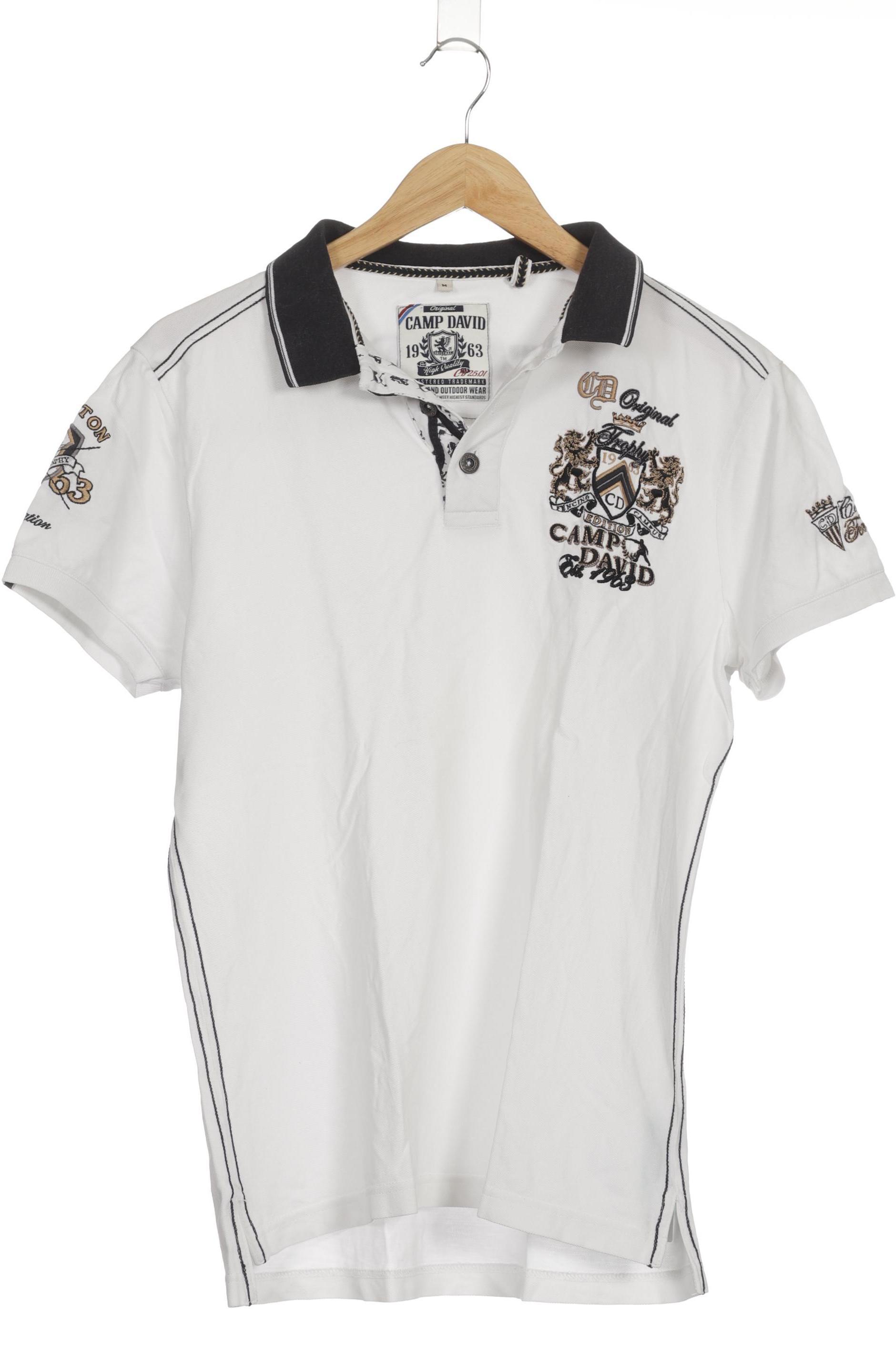 

Camp David Herren Poloshirt, weiß, Gr.