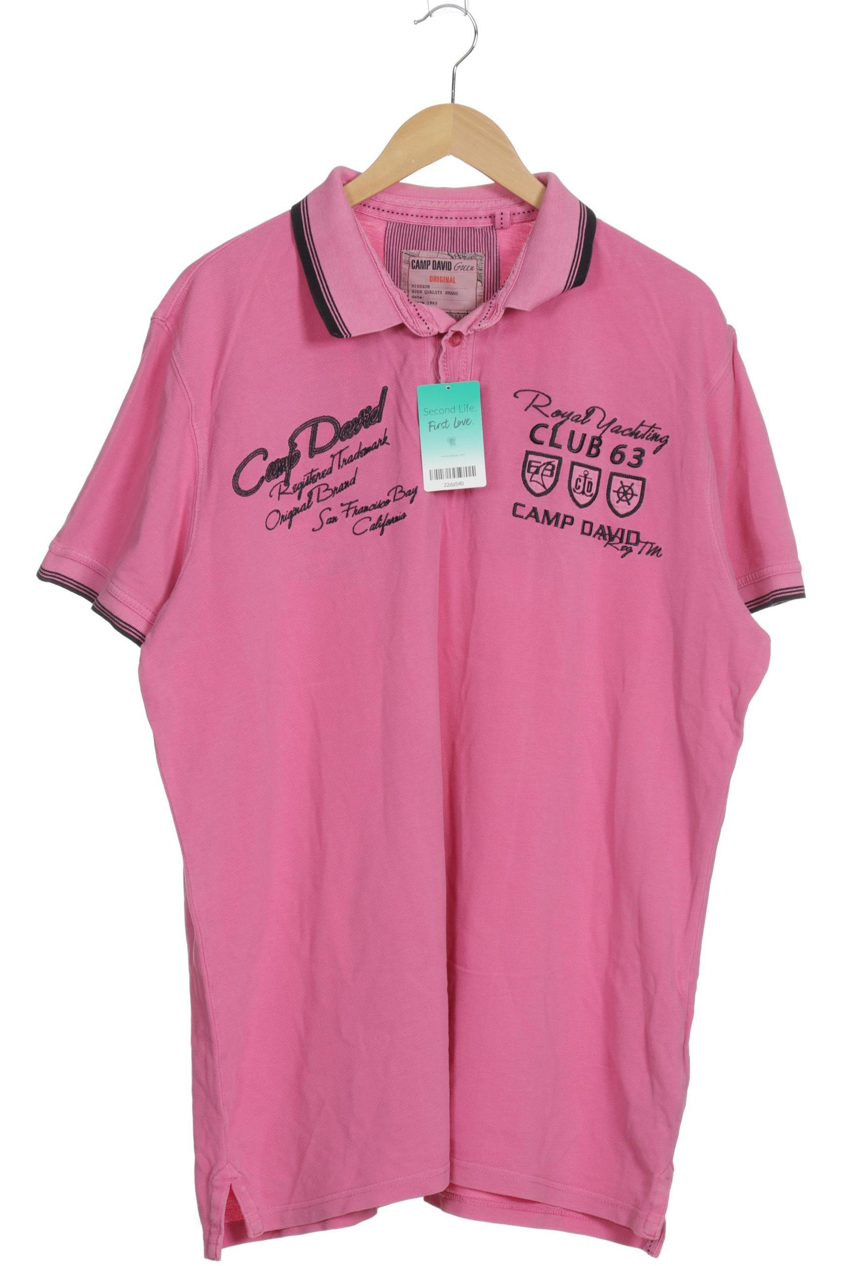 

Camp David Herren Poloshirt, pink, Gr.