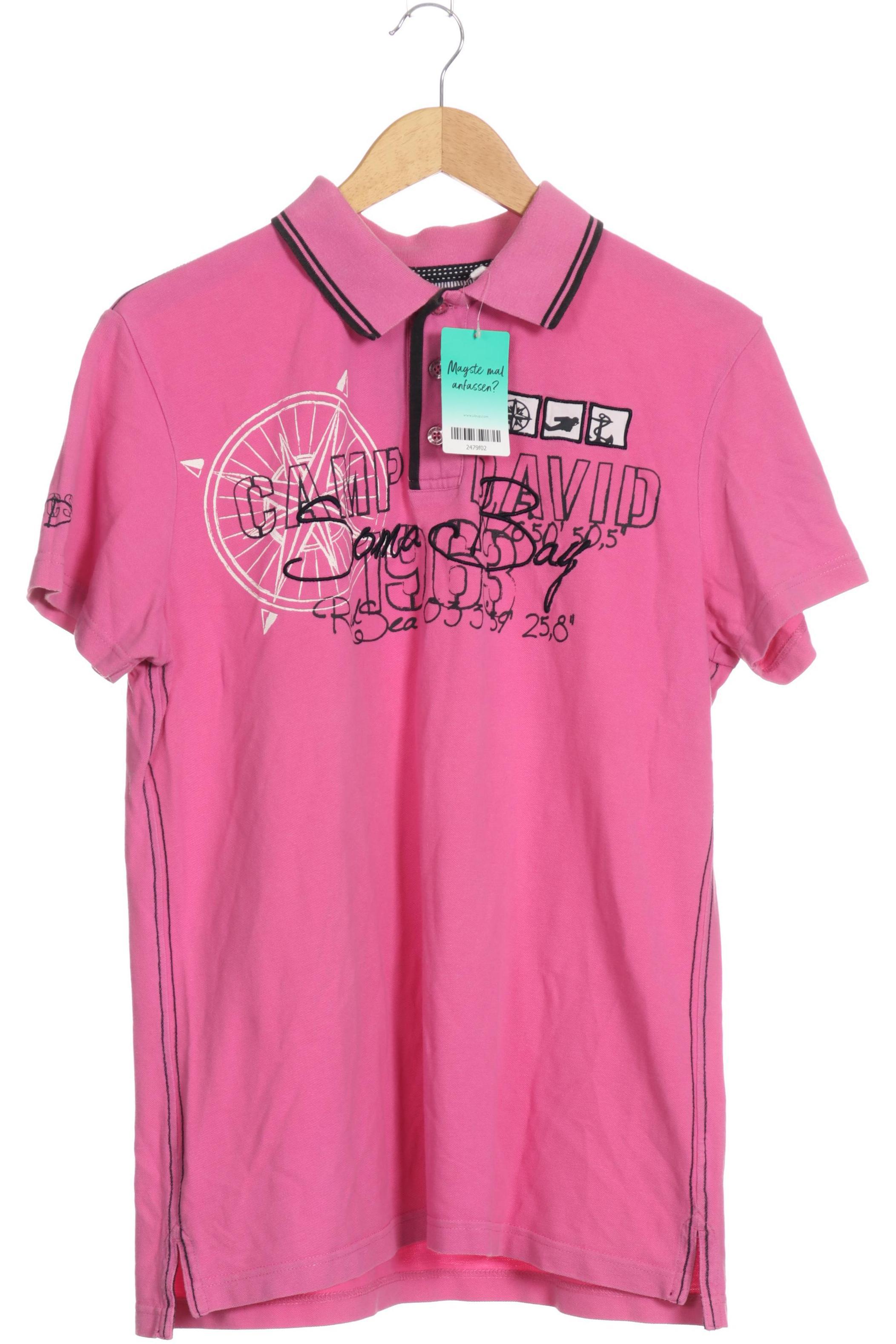 

Camp David Herren Poloshirt, pink, Gr.