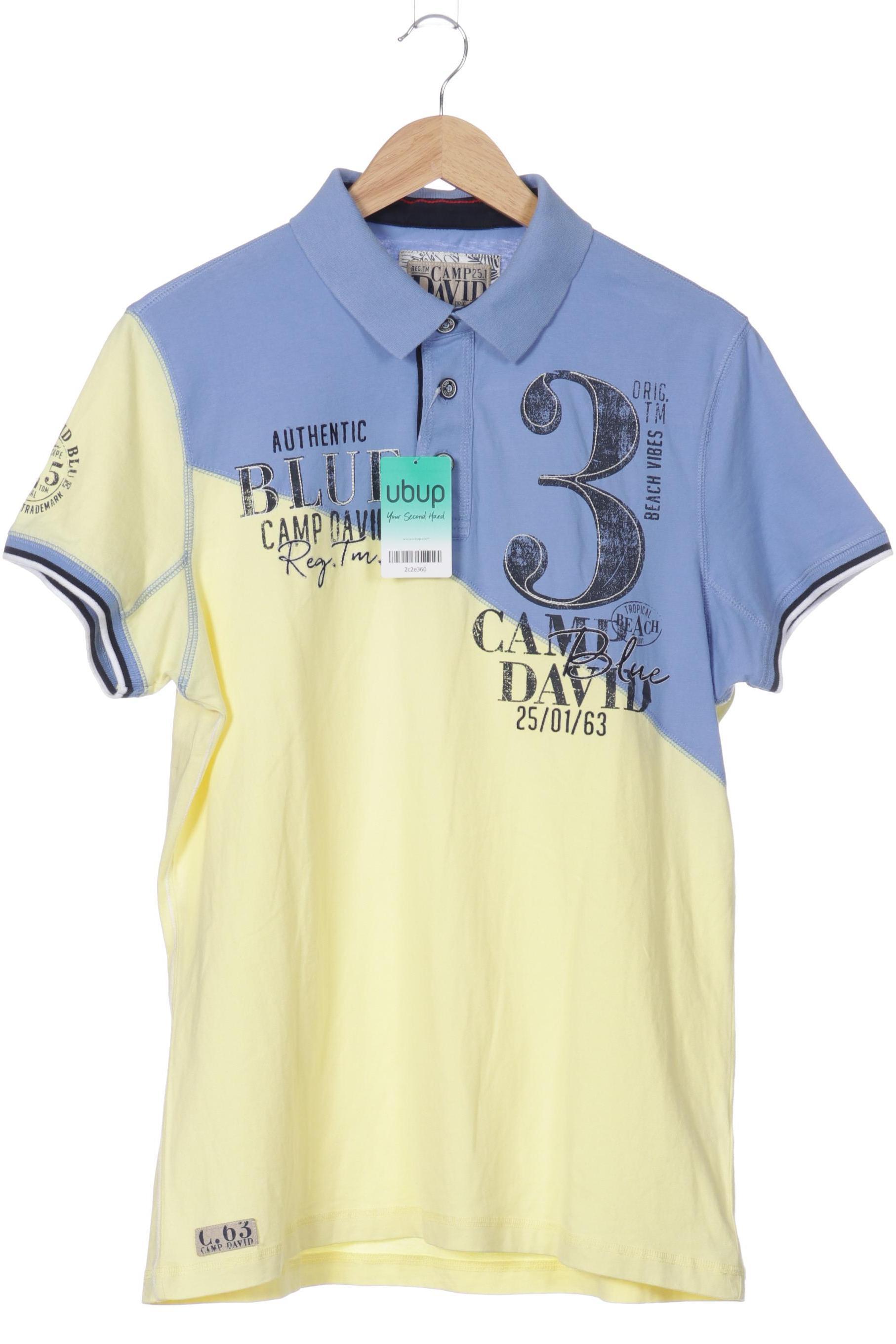 

Camp David Herren Poloshirt, gelb, Gr.