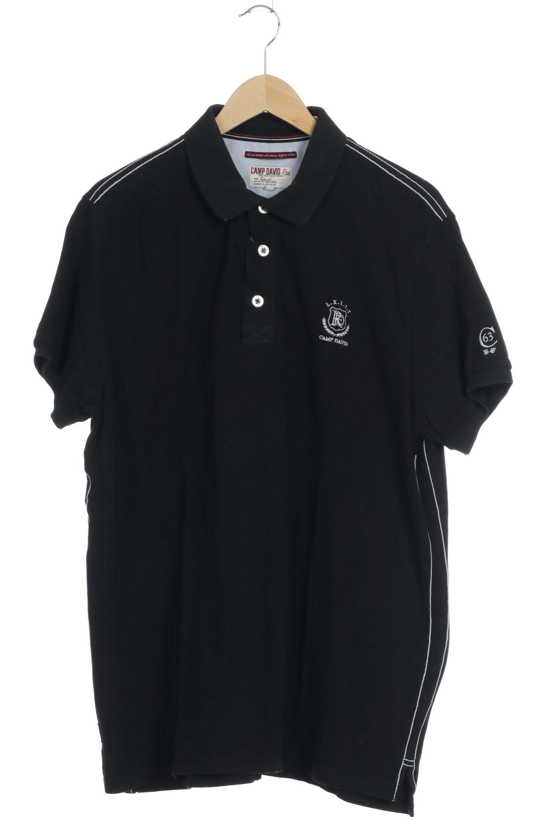

Camp David Herren Poloshirt, schwarz, Gr.