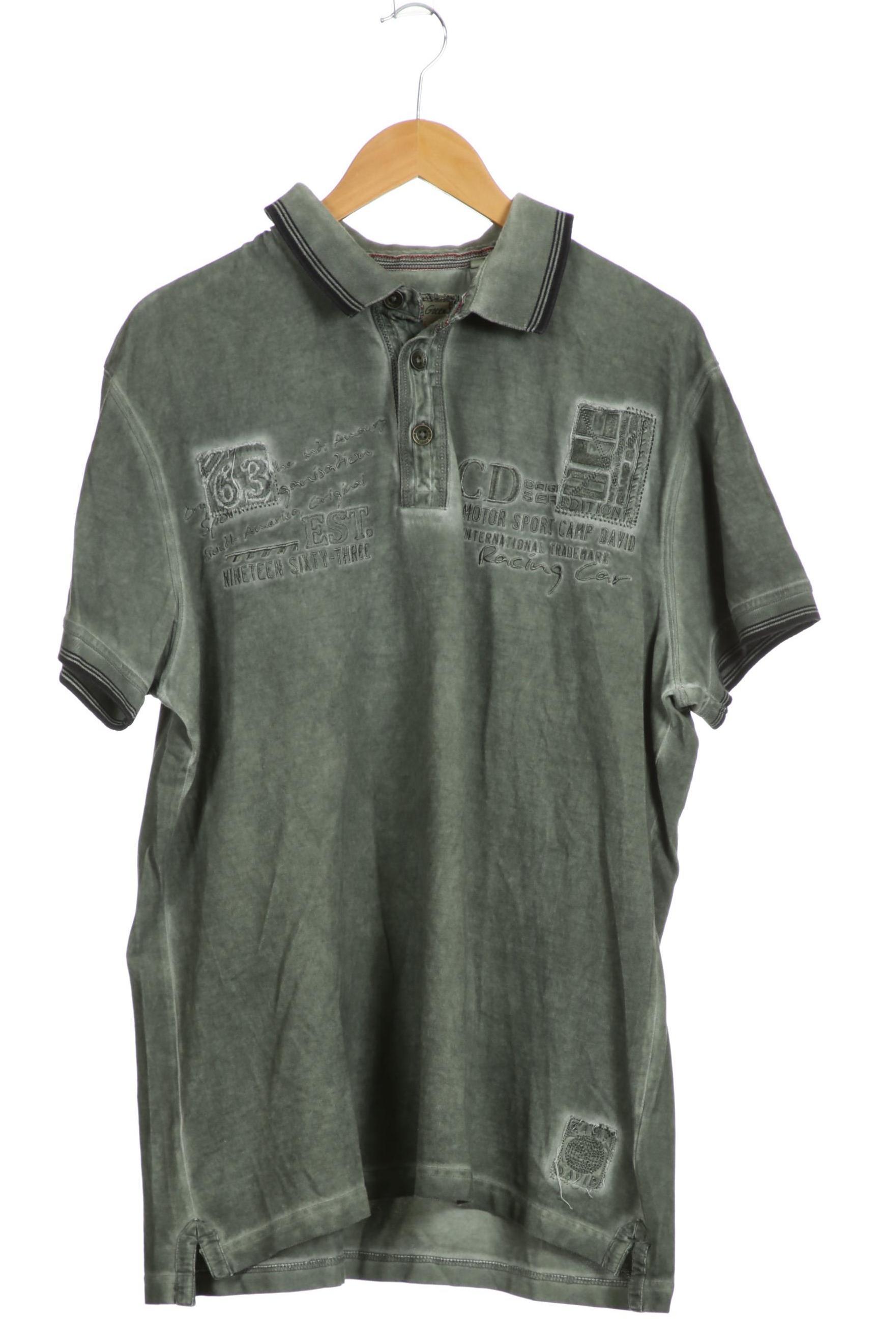 

Camp David Herren Poloshirt, grau, Gr.