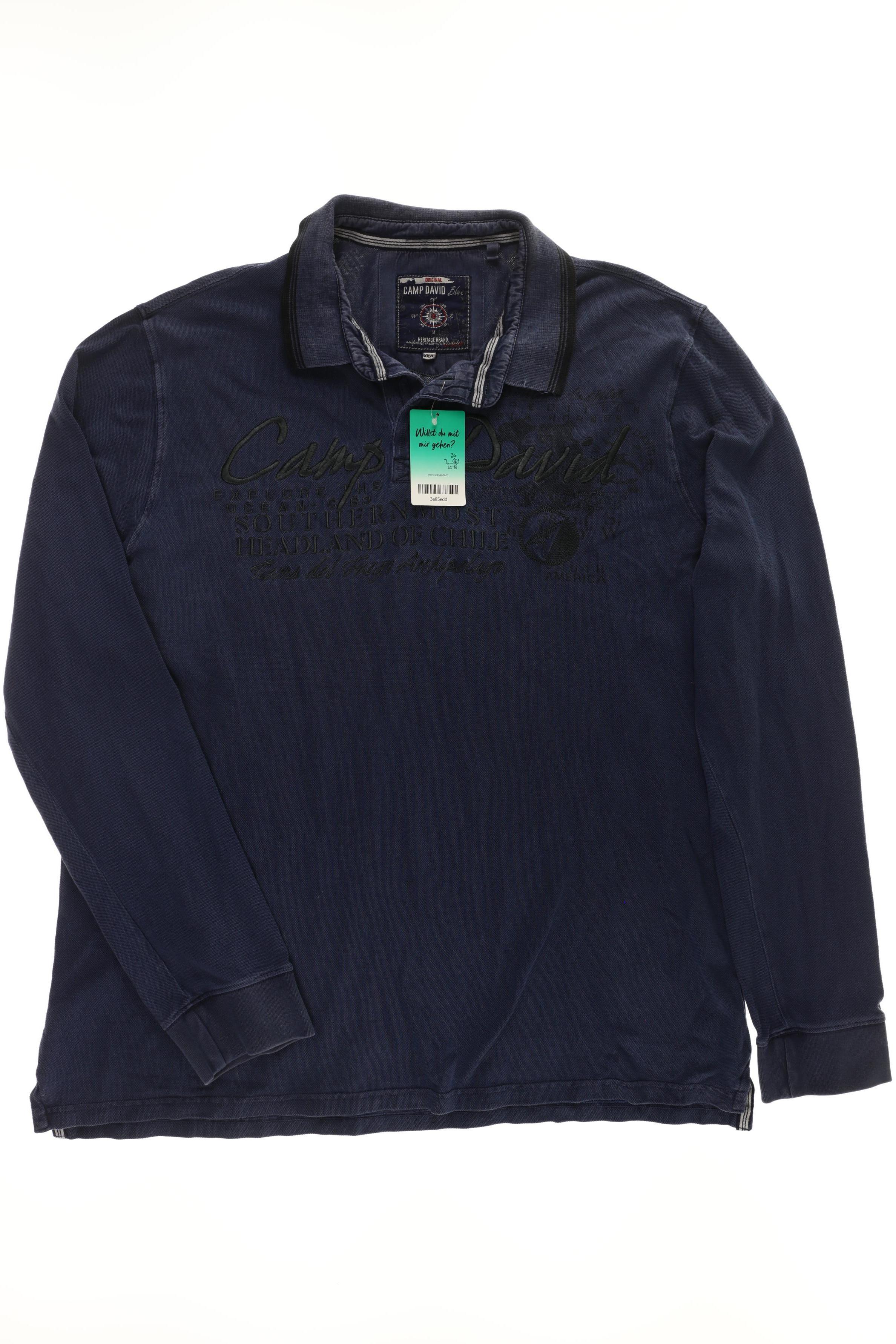 

Camp David Herren Poloshirt, blau, Gr.