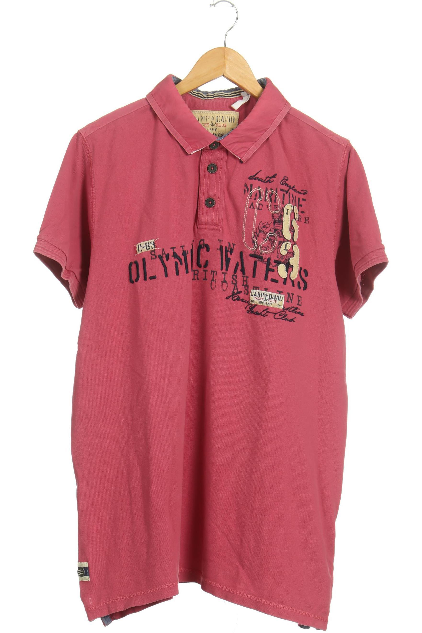 

Camp David Herren Poloshirt, pink, Gr.