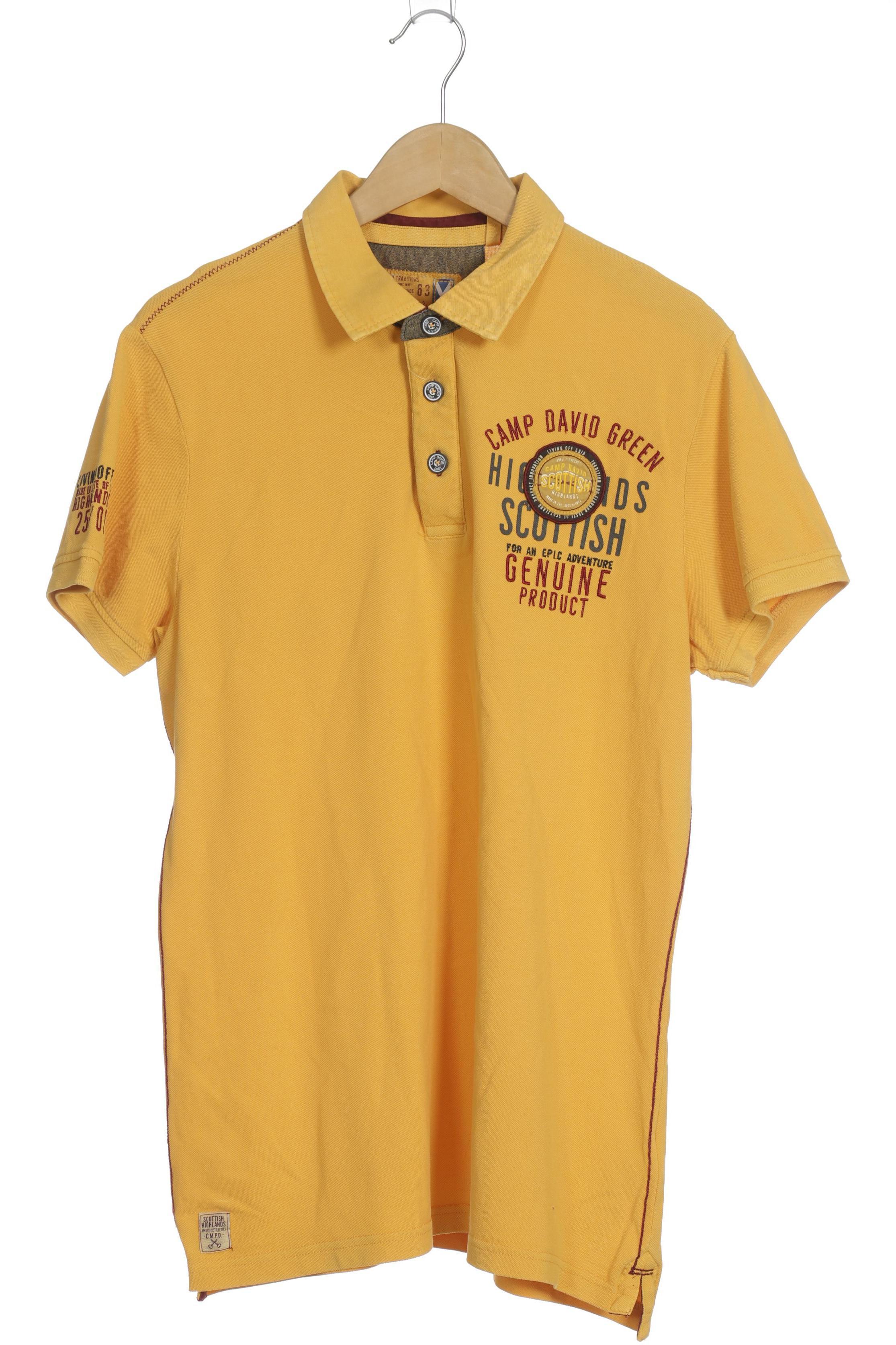 

Camp David Herren Poloshirt, gelb, Gr.