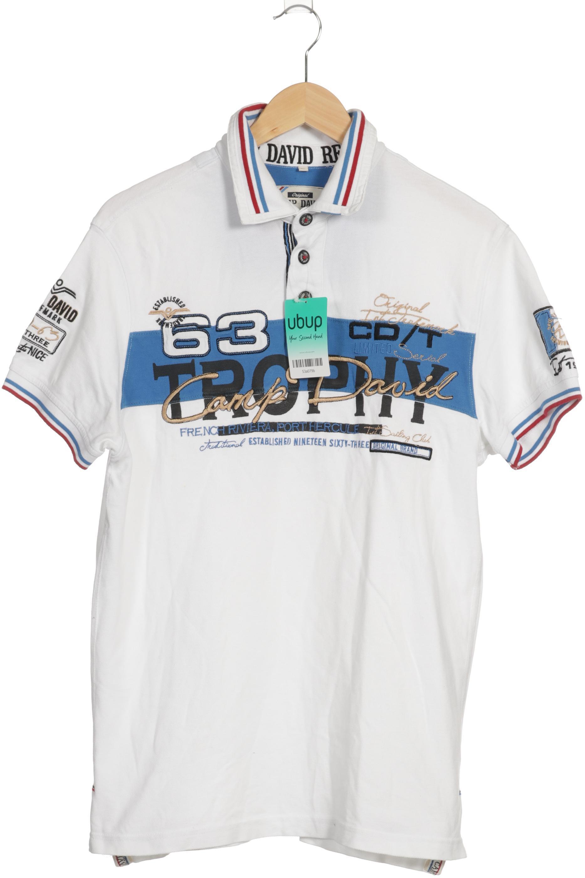 

Camp David Herren Poloshirt, weiß, Gr.