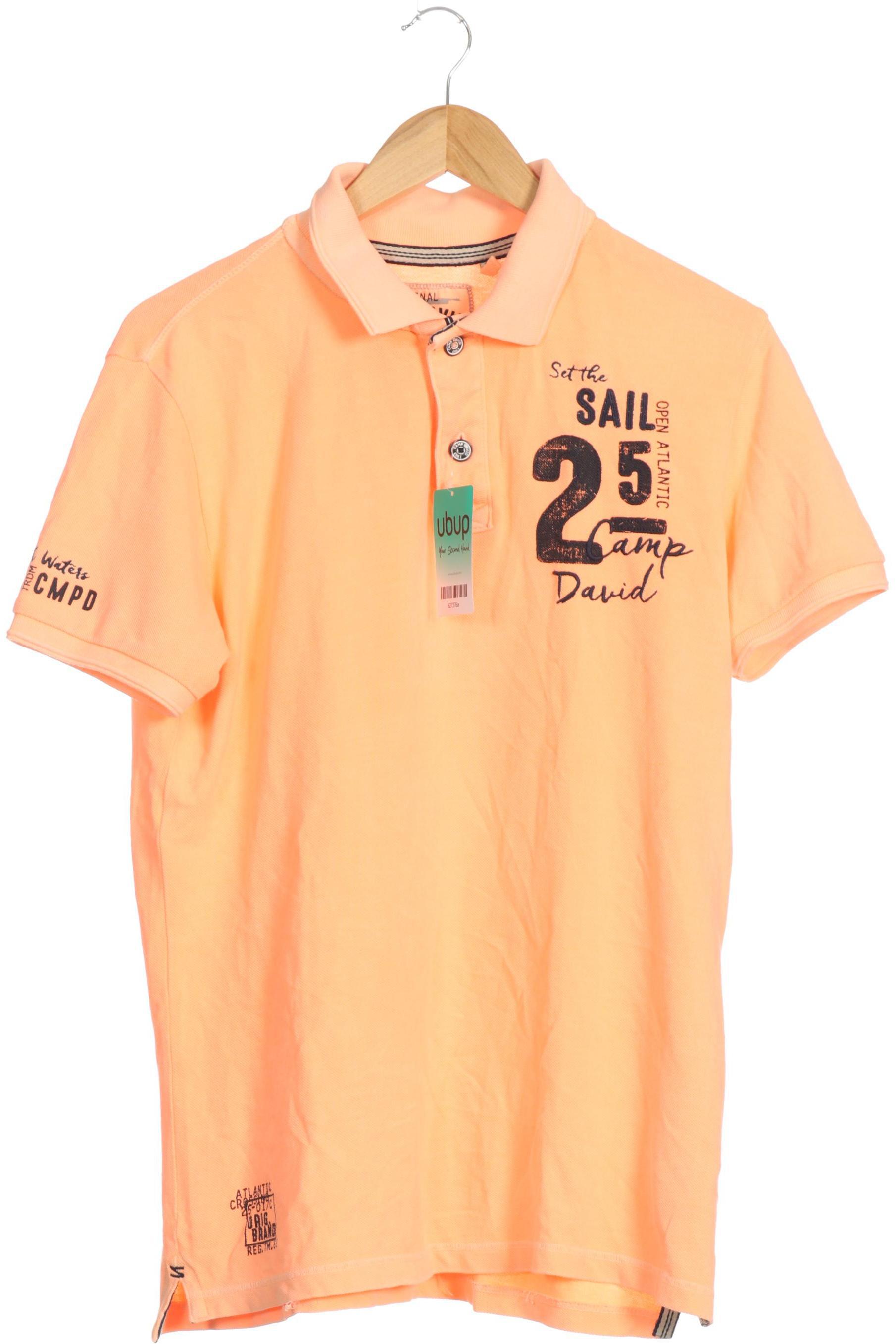 

Camp David Herren Poloshirt, orange, Gr.