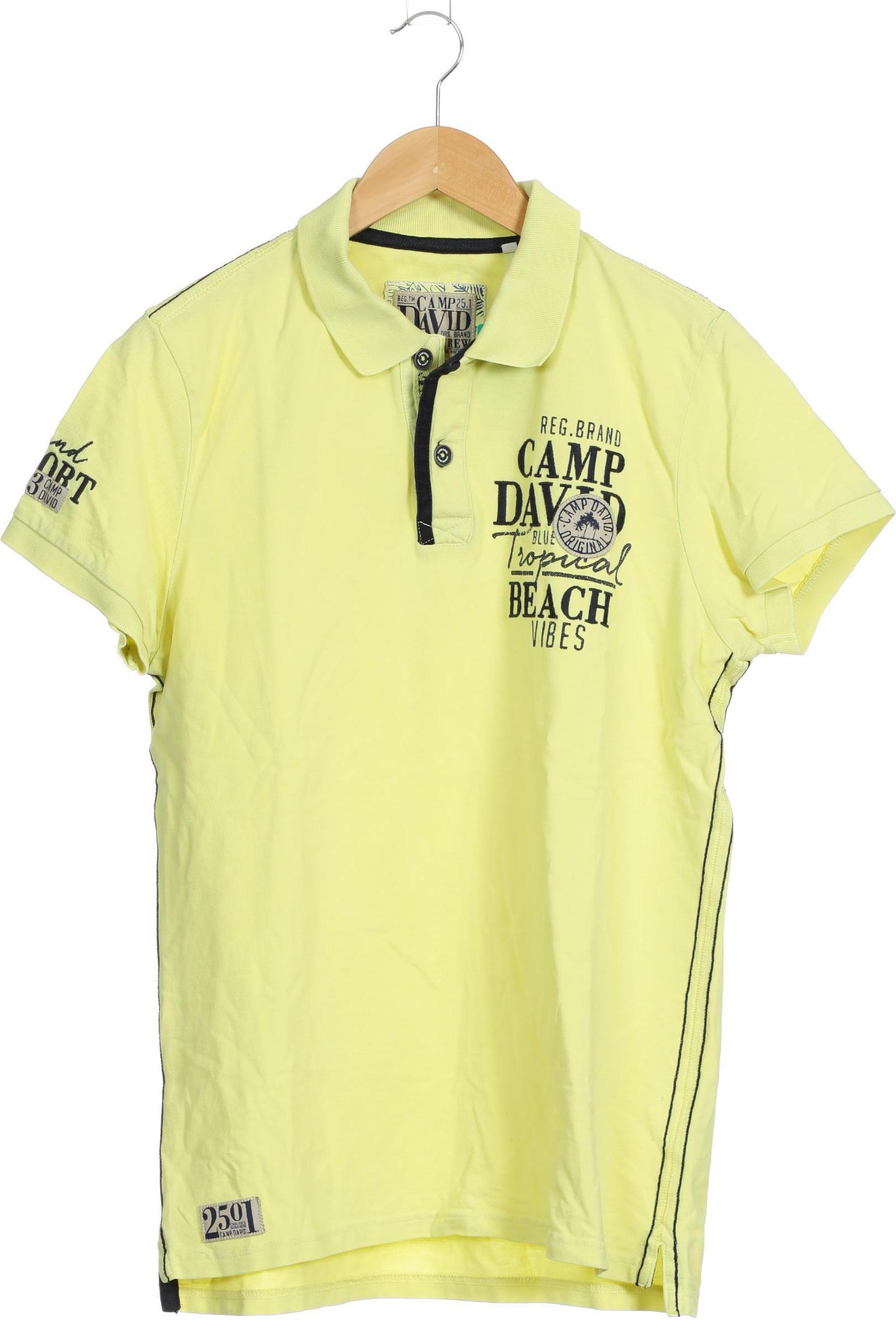 

Camp David Herren Poloshirt, gelb, Gr.