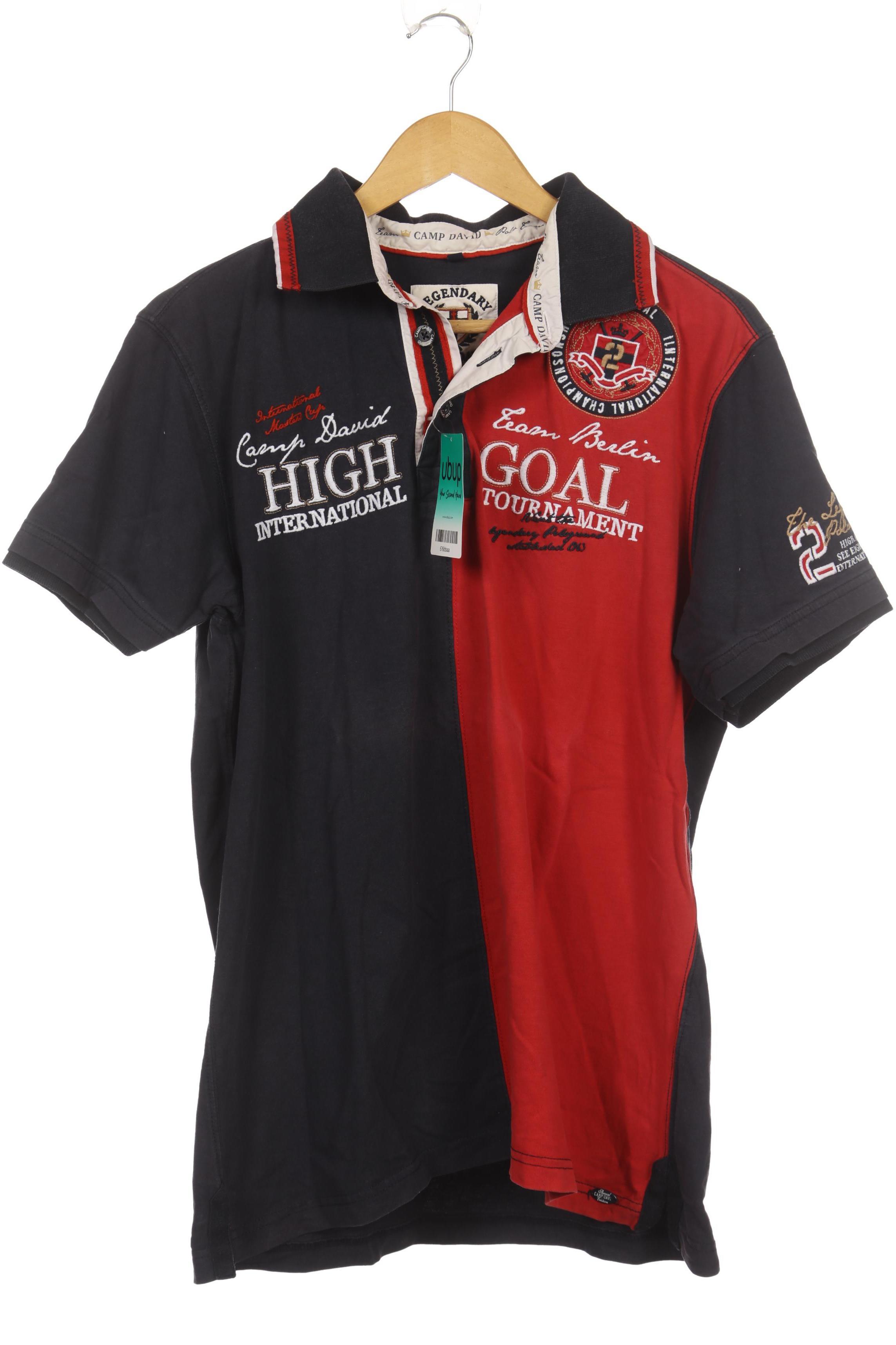 

Camp David Herren Poloshirt, blau, Gr.