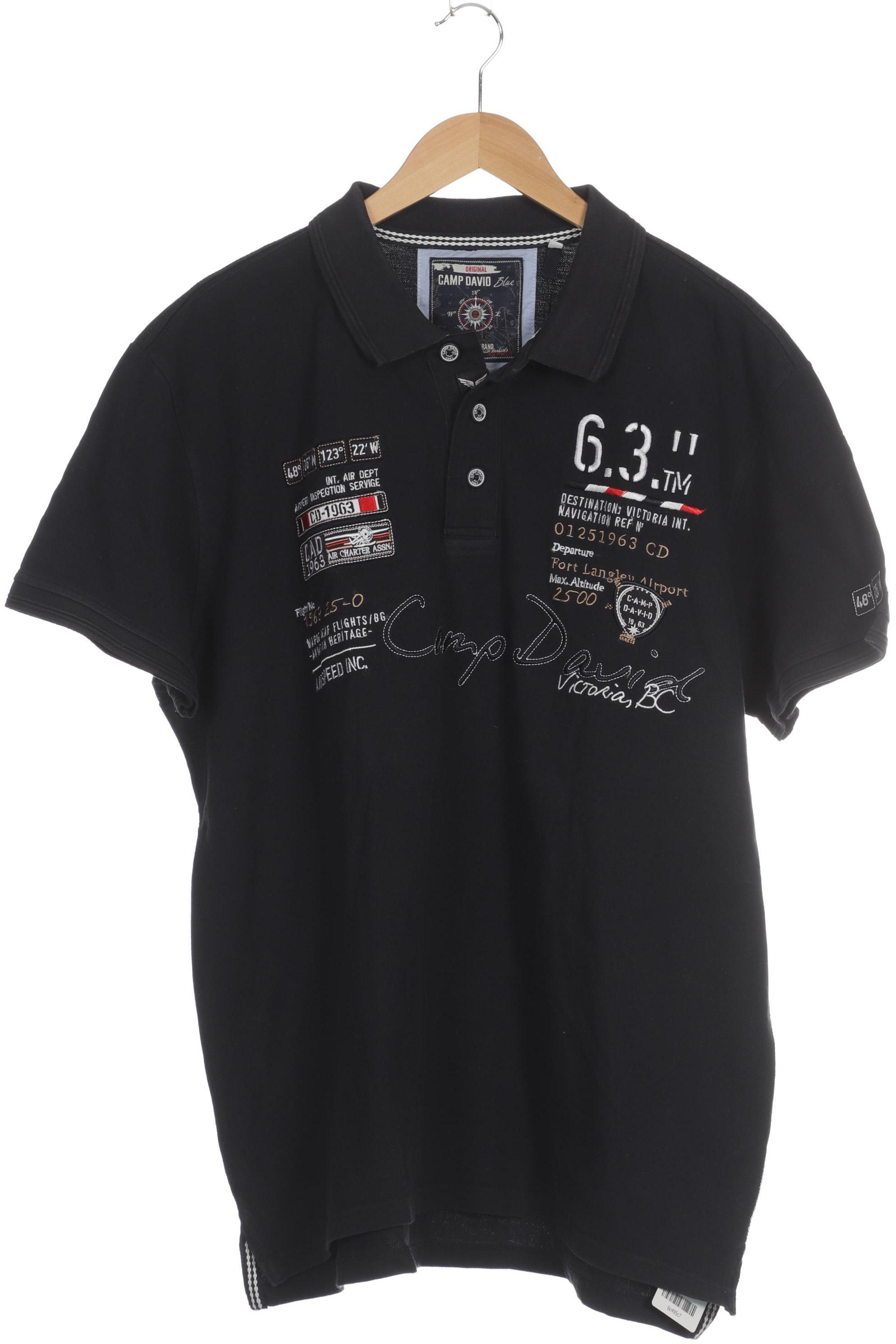 

Camp David Herren Poloshirt, blau, Gr.