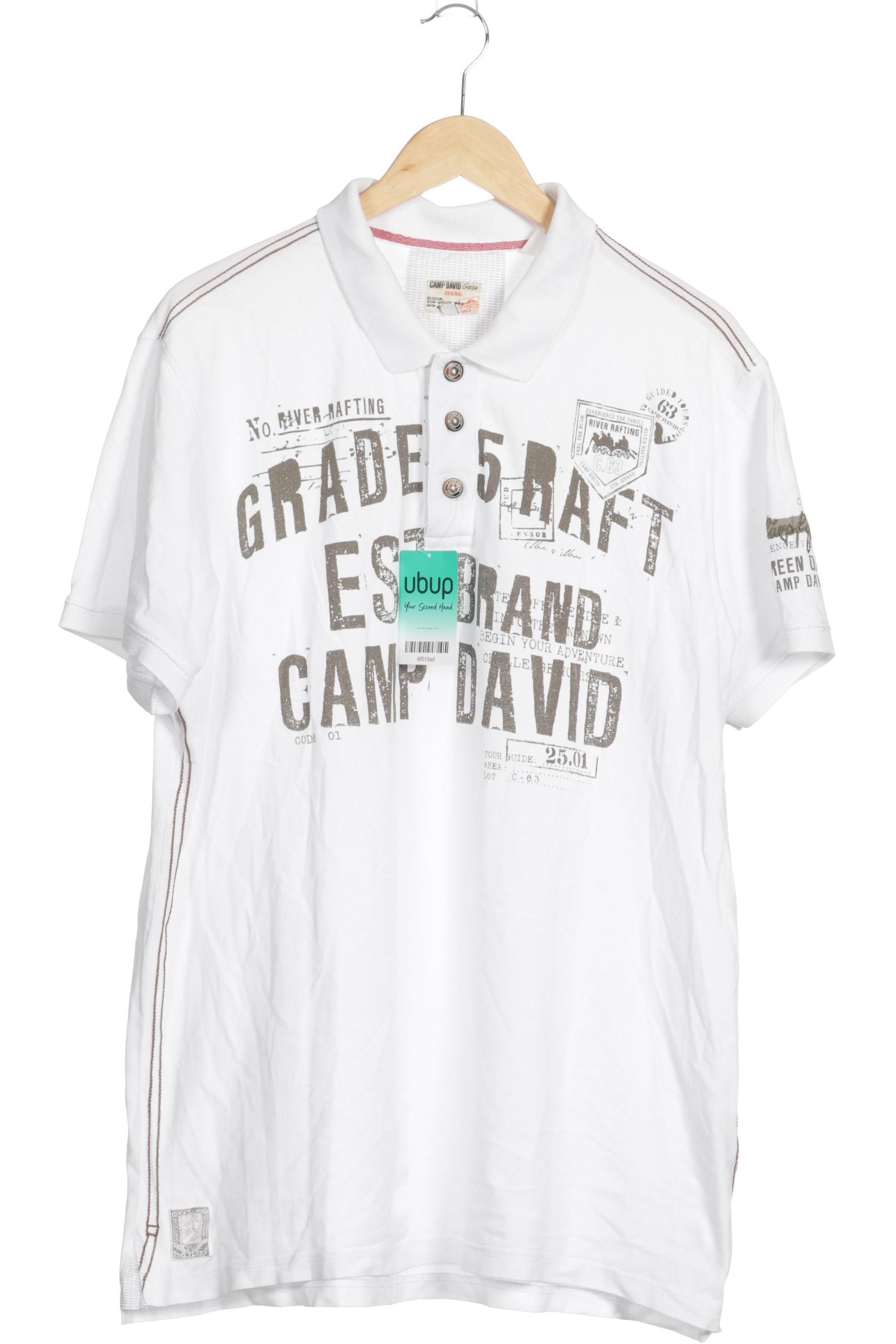 

Camp David Herren Poloshirt, weiß, Gr.