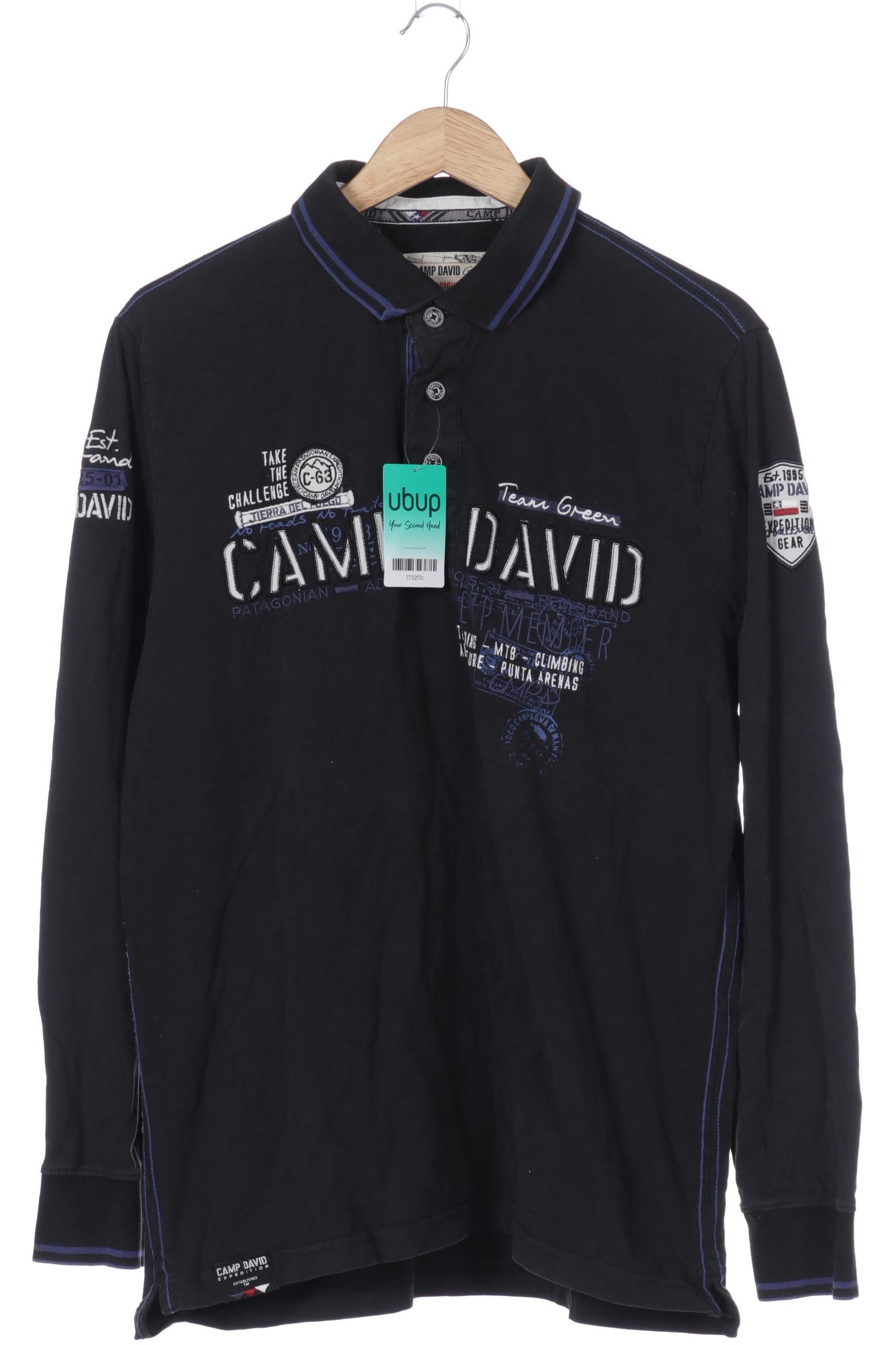 

Camp David Herren Poloshirt, schwarz, Gr.