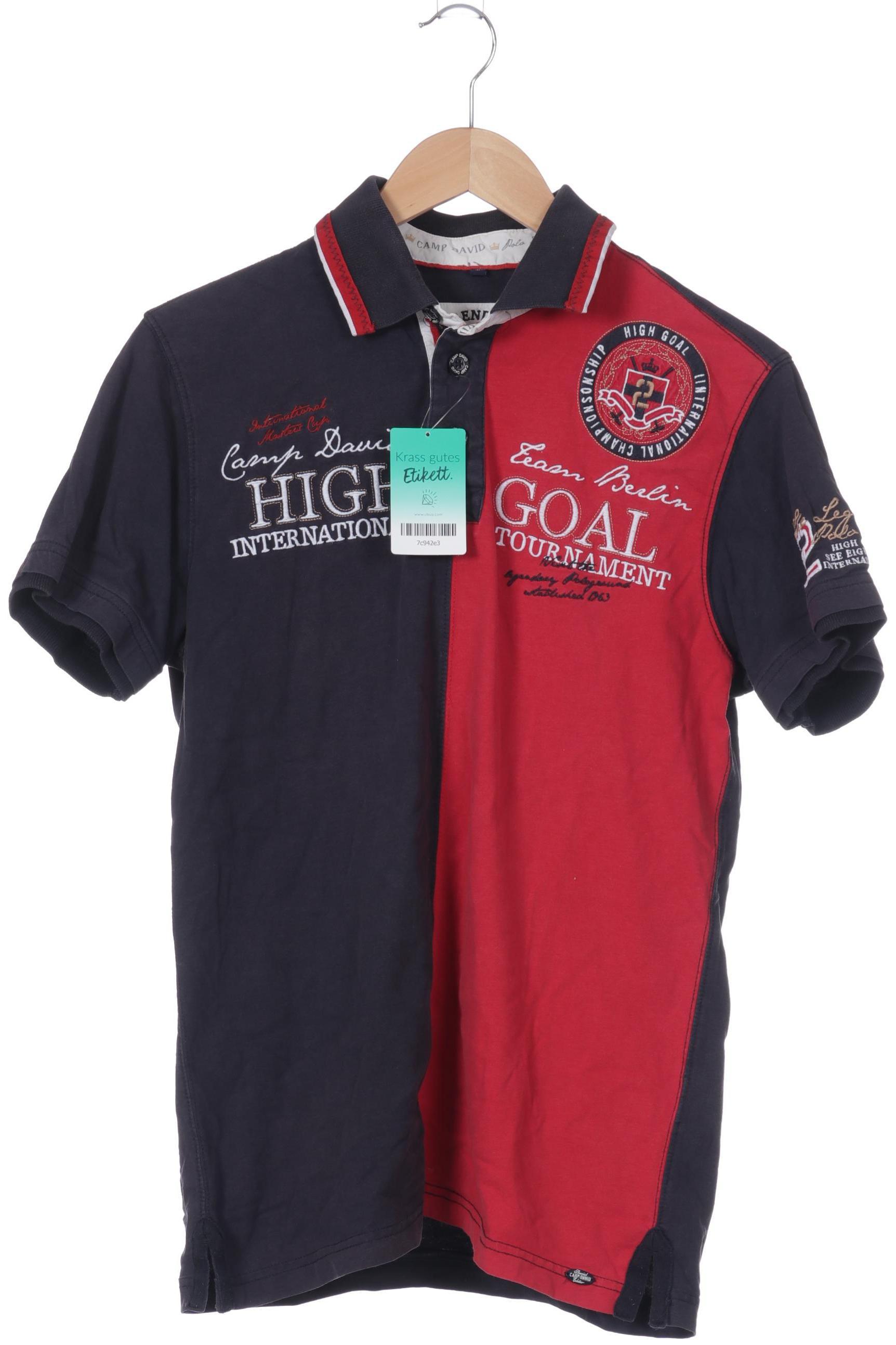 

Camp David Herren Poloshirt, lila, Gr.