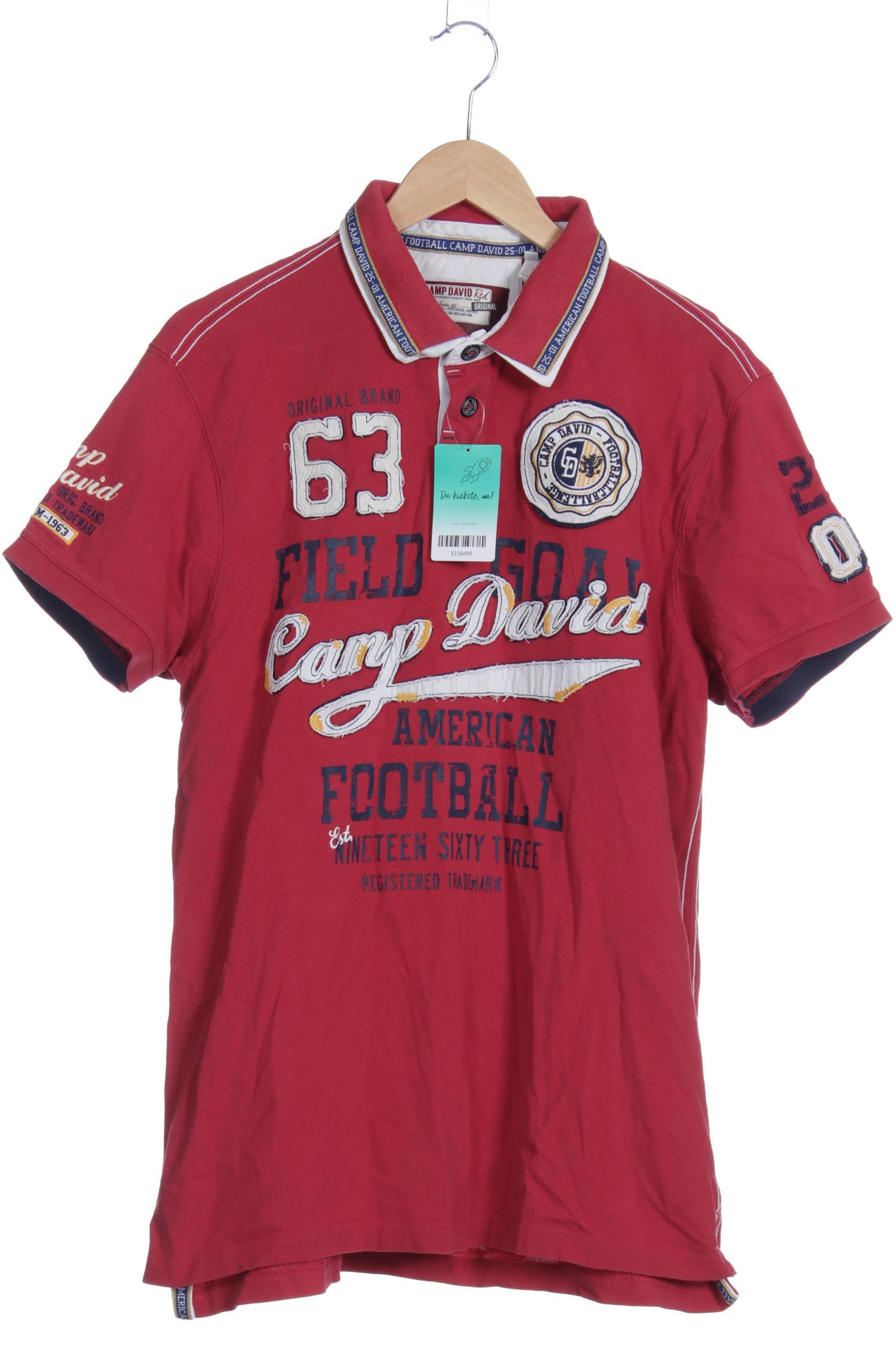 

Camp David Herren Poloshirt, rot, Gr.