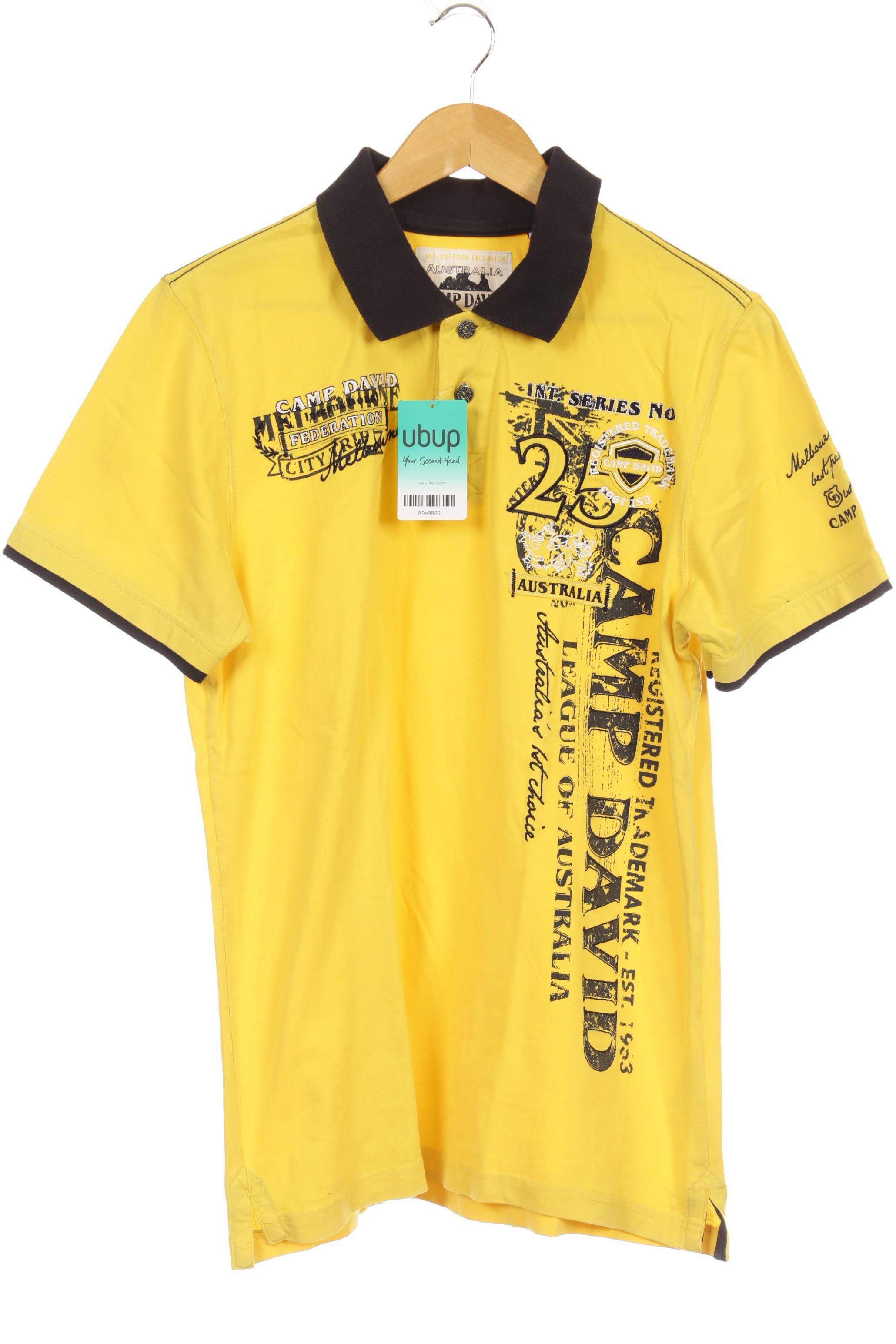 

Camp David Herren Poloshirt, gelb, Gr.