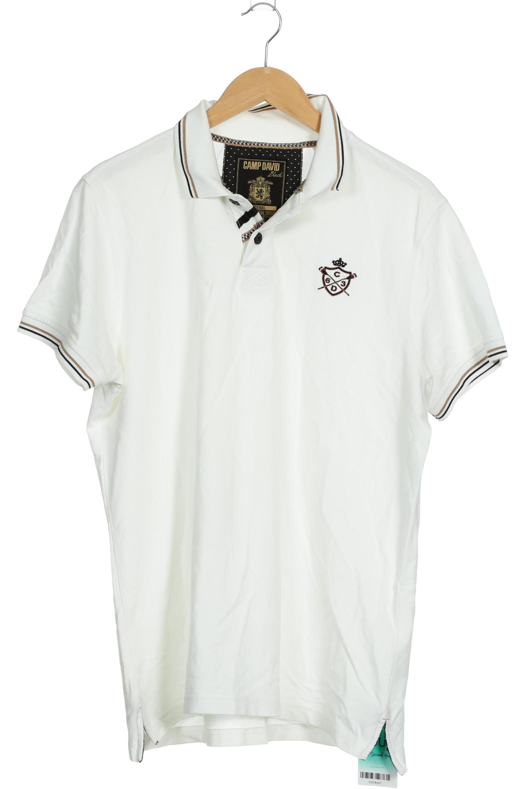 

Camp David Herren Poloshirt, weiß, Gr.
