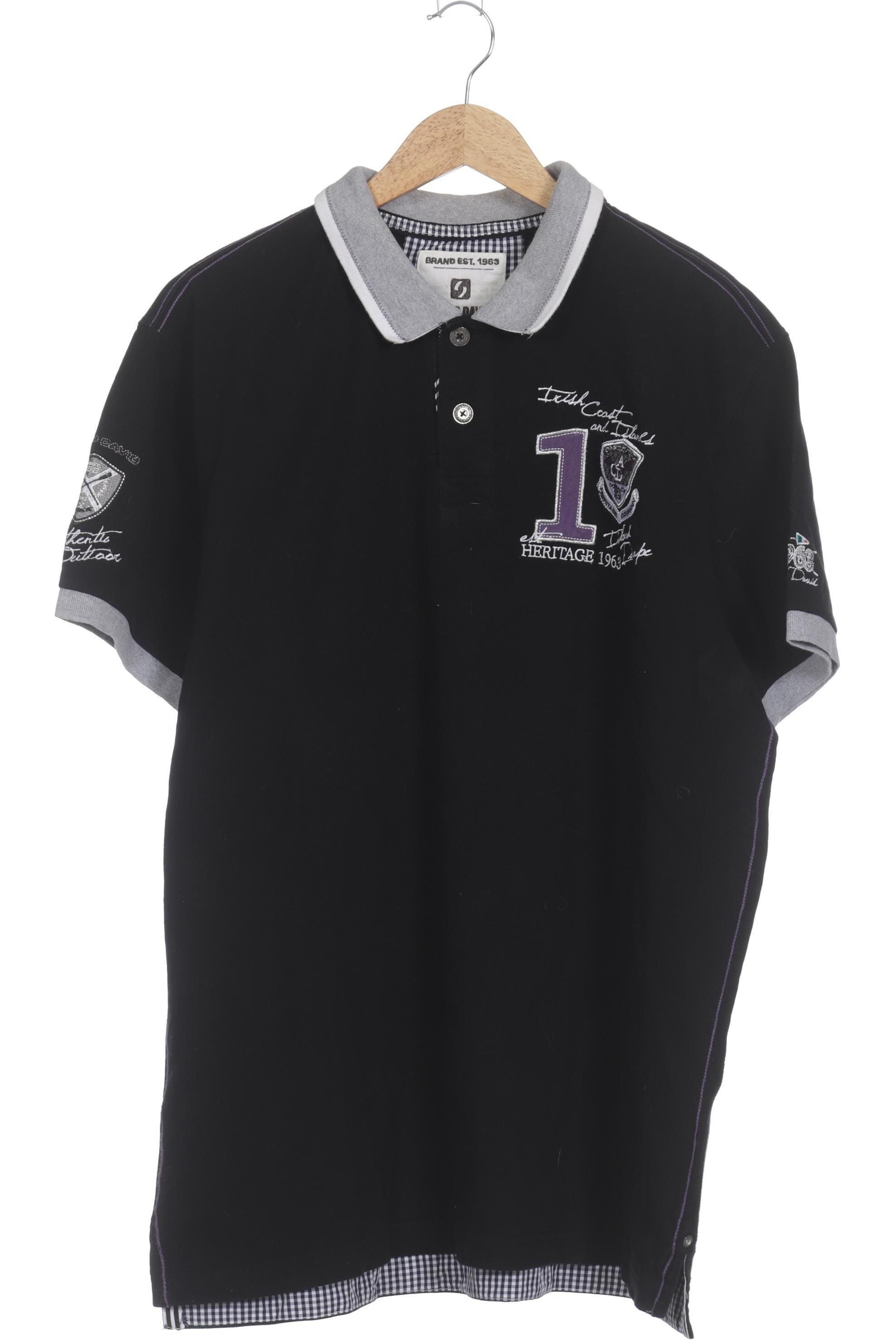 

Camp David Herren Poloshirt, schwarz, Gr.