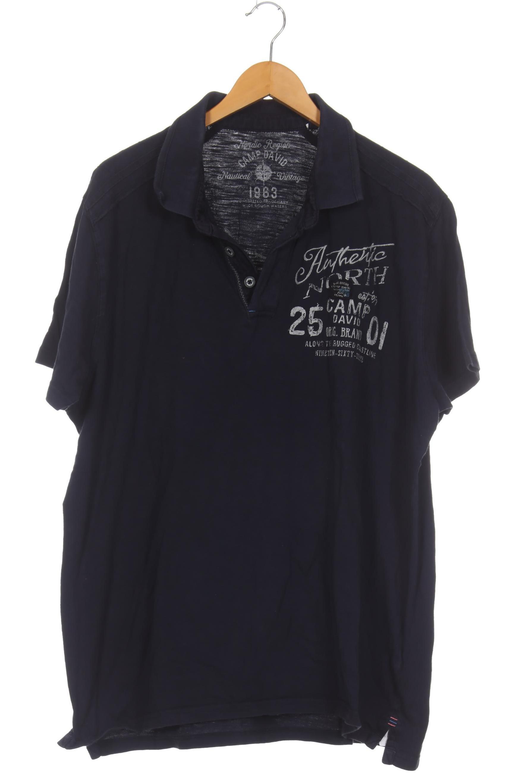 

Camp David Herren Poloshirt, blau, Gr.