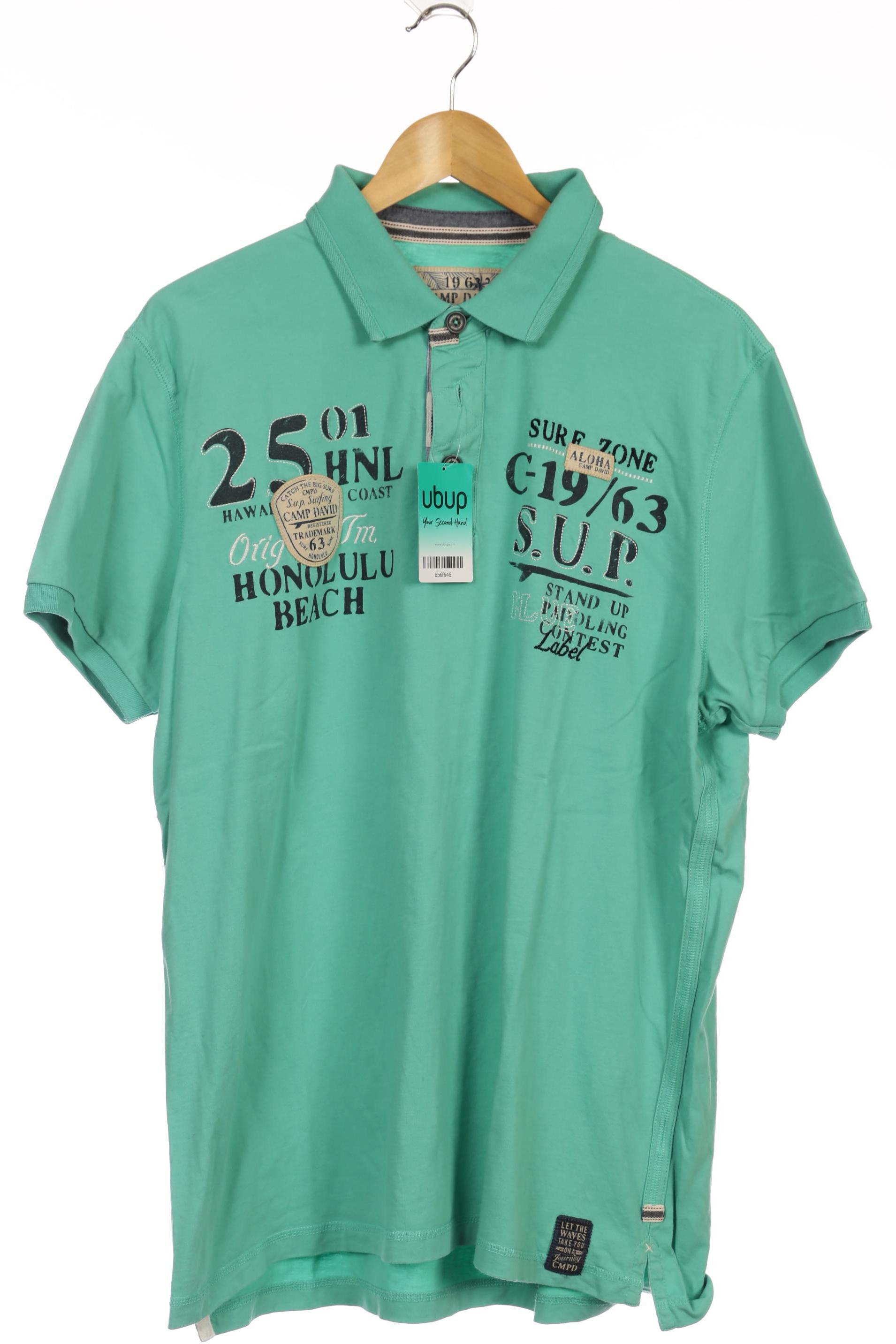 Thumbnail - Camp David Herren Poloshirt, türkis, Gr.