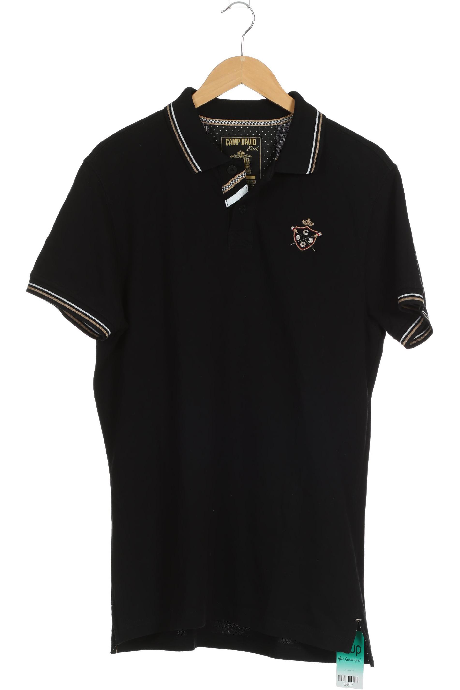 

Camp David Herren Poloshirt, schwarz, Gr.