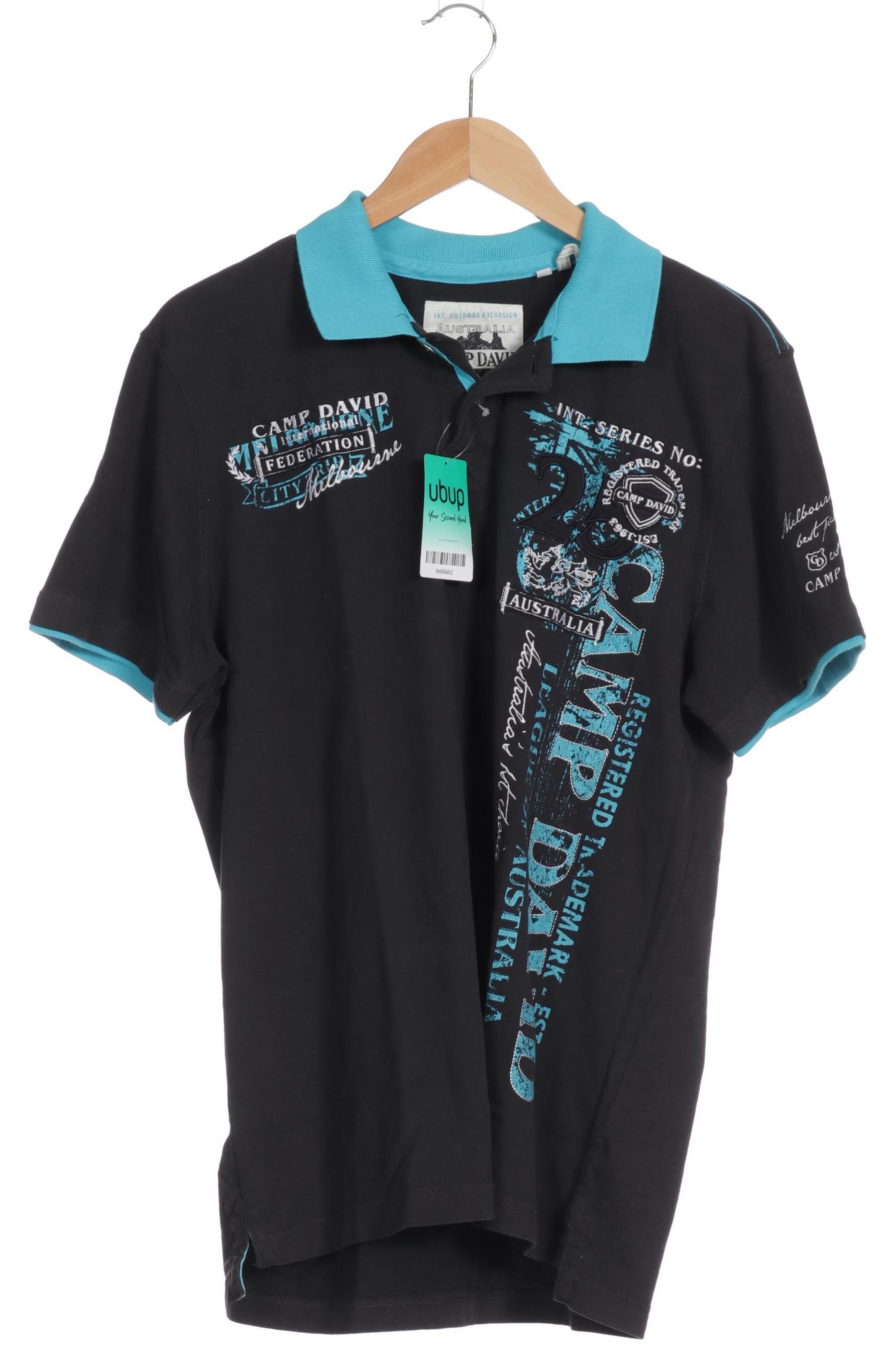 

Camp David Herren Poloshirt, grau, Gr.