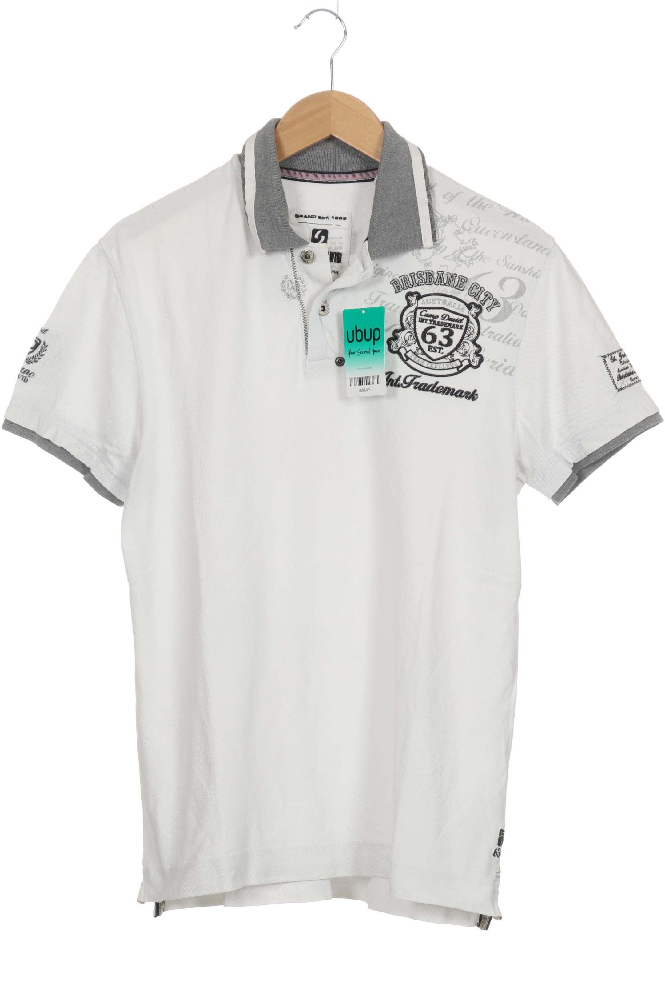 

Camp David Herren Poloshirt, weiß, Gr.