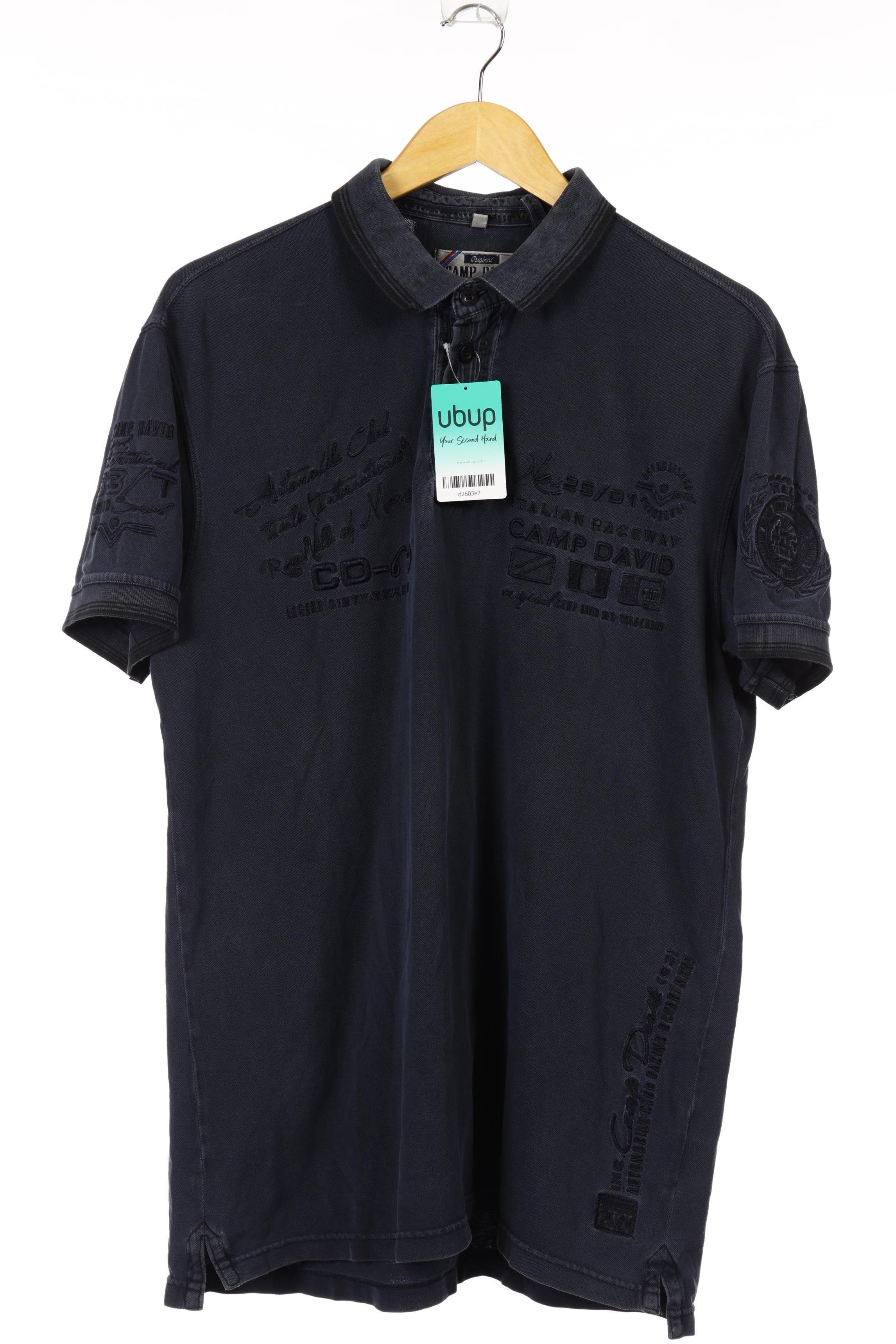 

Camp David Herren Poloshirt, blau, Gr.