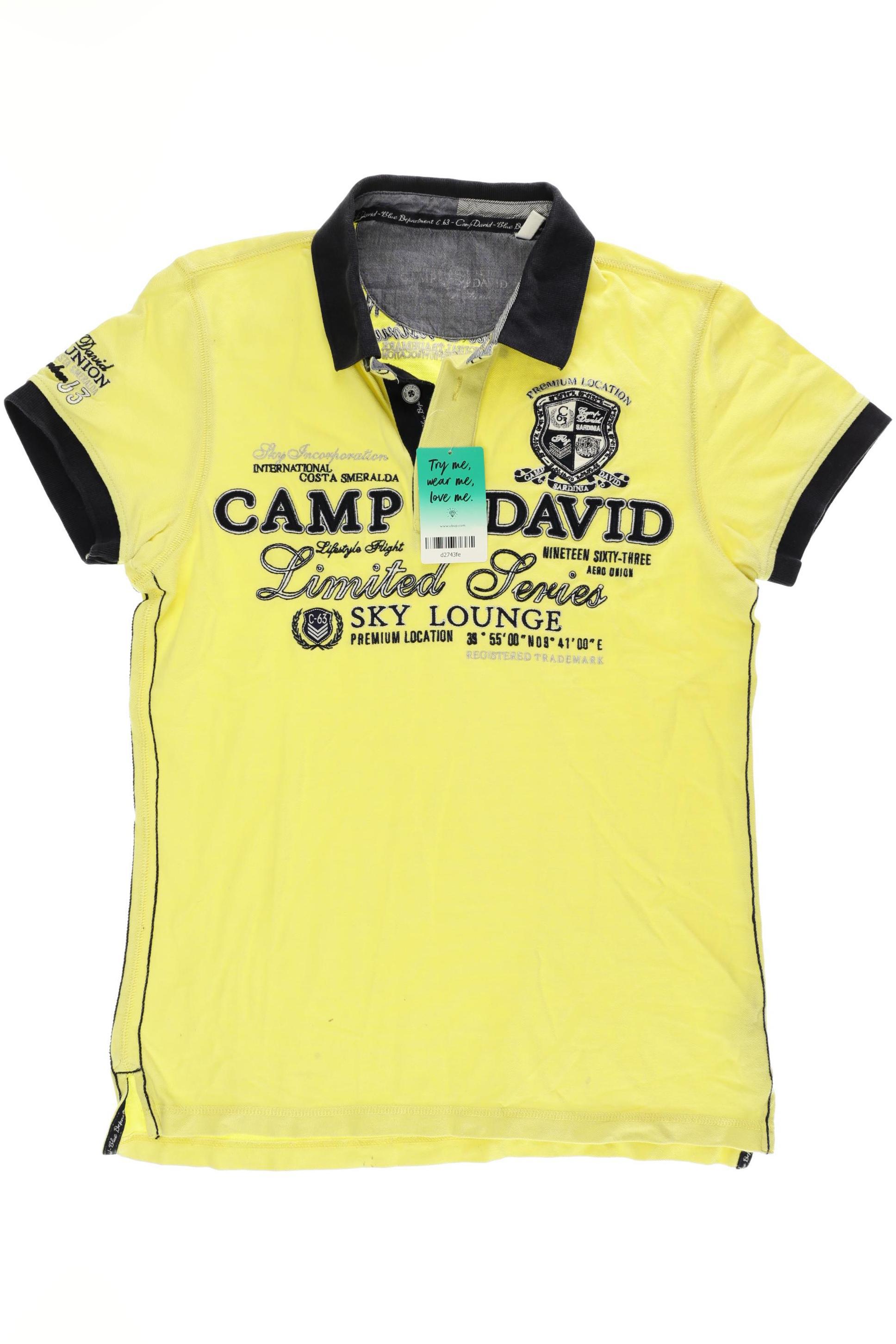 

Camp David Herren Poloshirt, gelb, Gr.