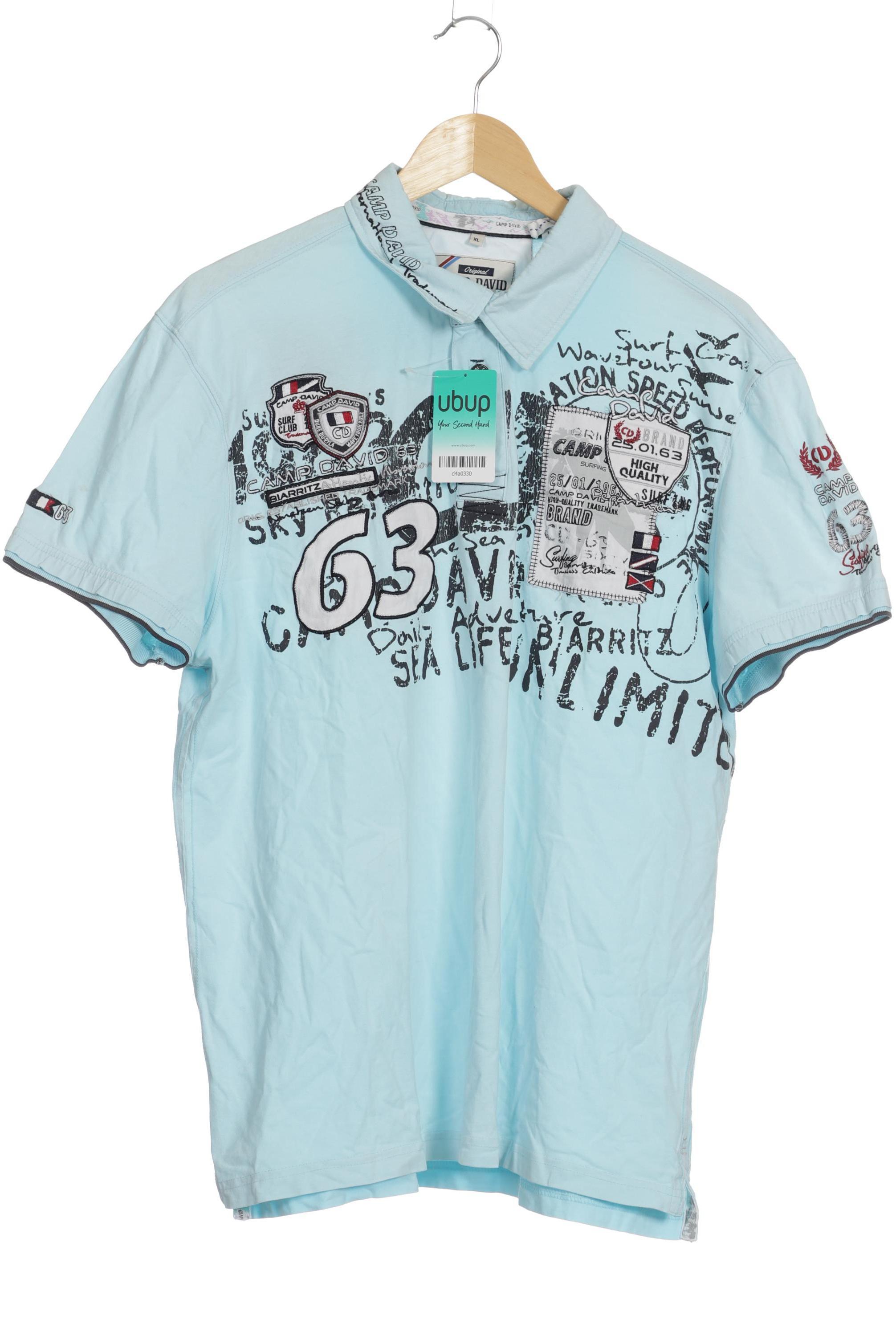 

Camp David Herren Poloshirt, blau, Gr.