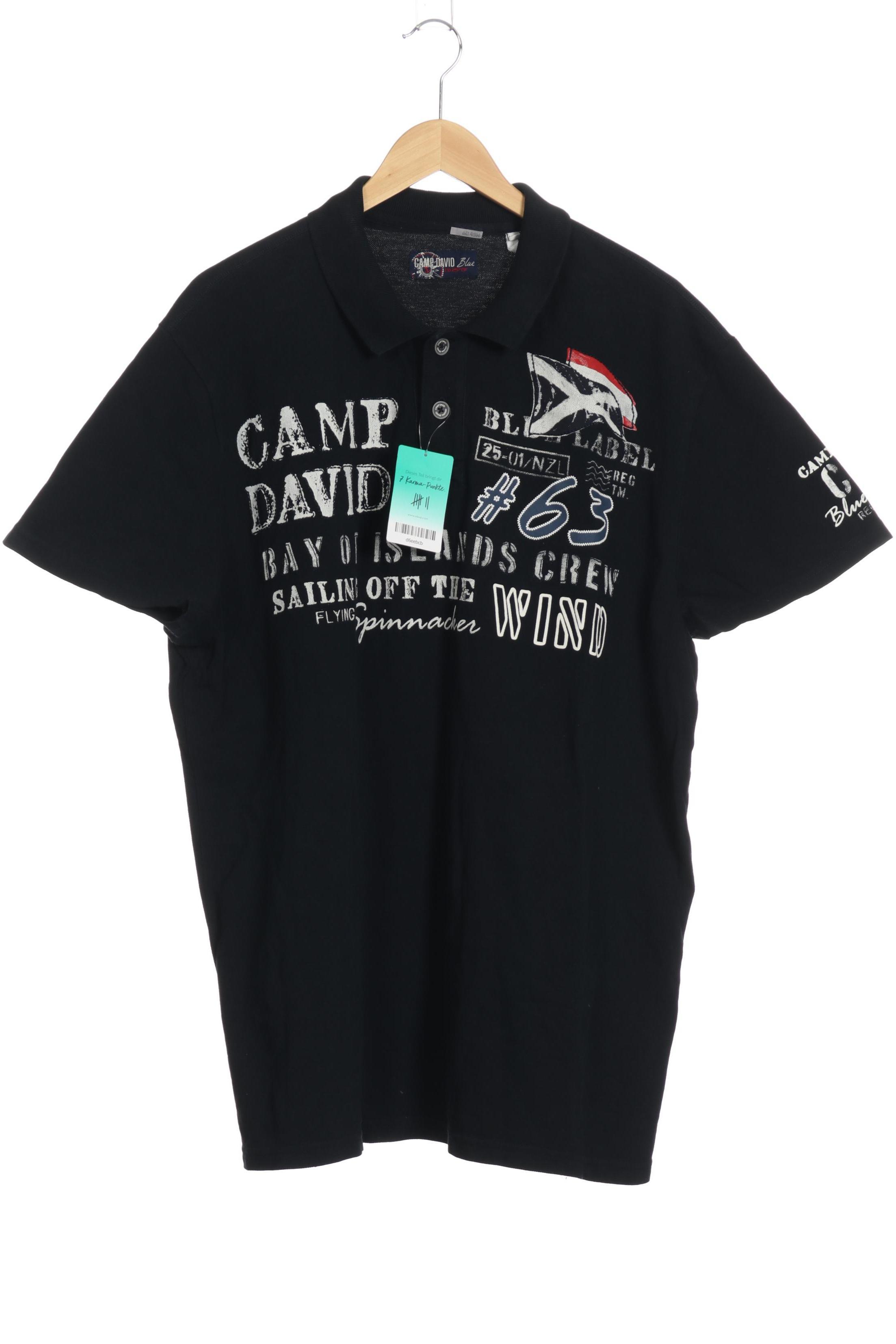 

Camp David Herren Poloshirt, blau, Gr.