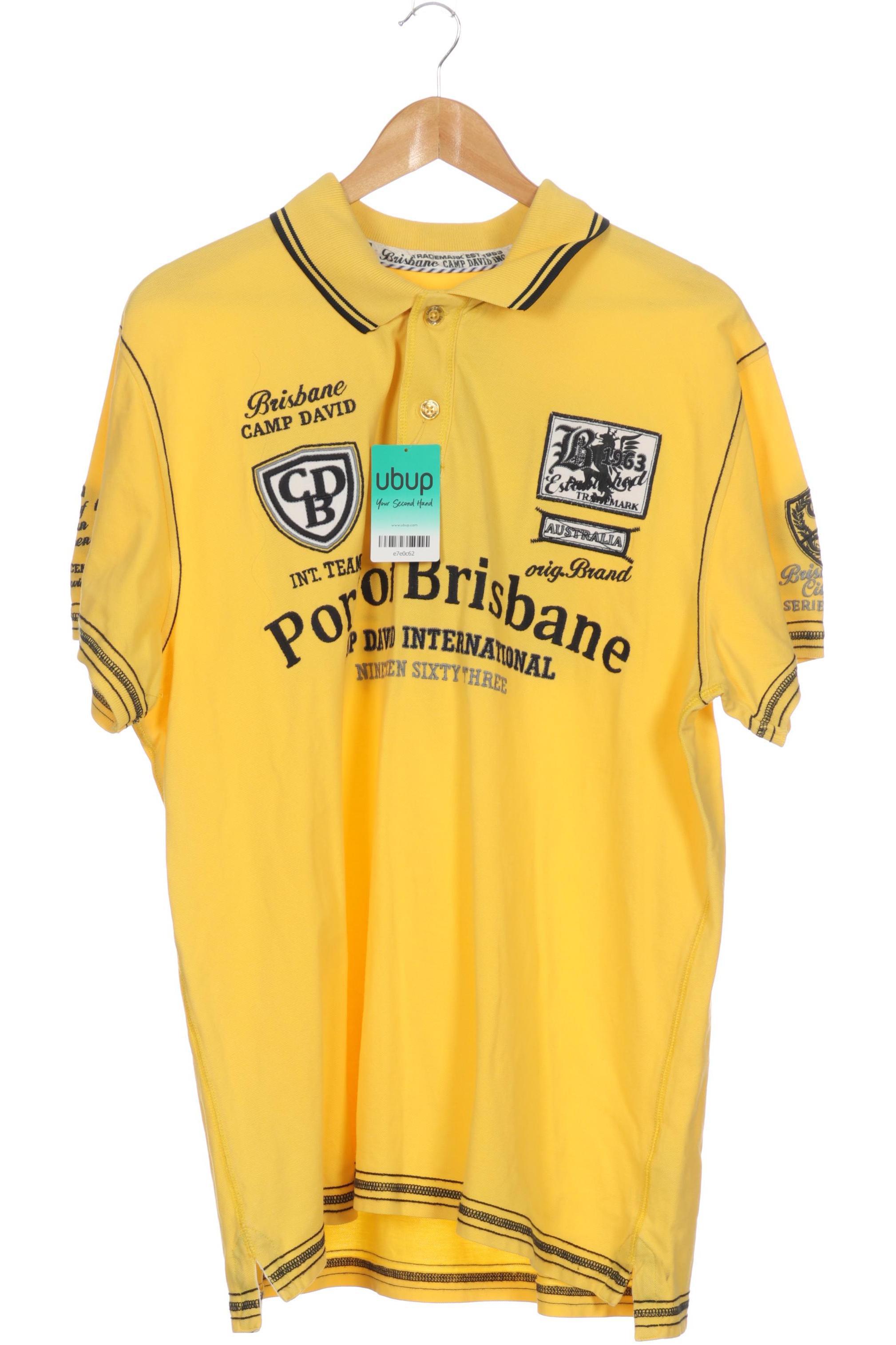 

Camp David Herren Poloshirt, gelb, Gr.